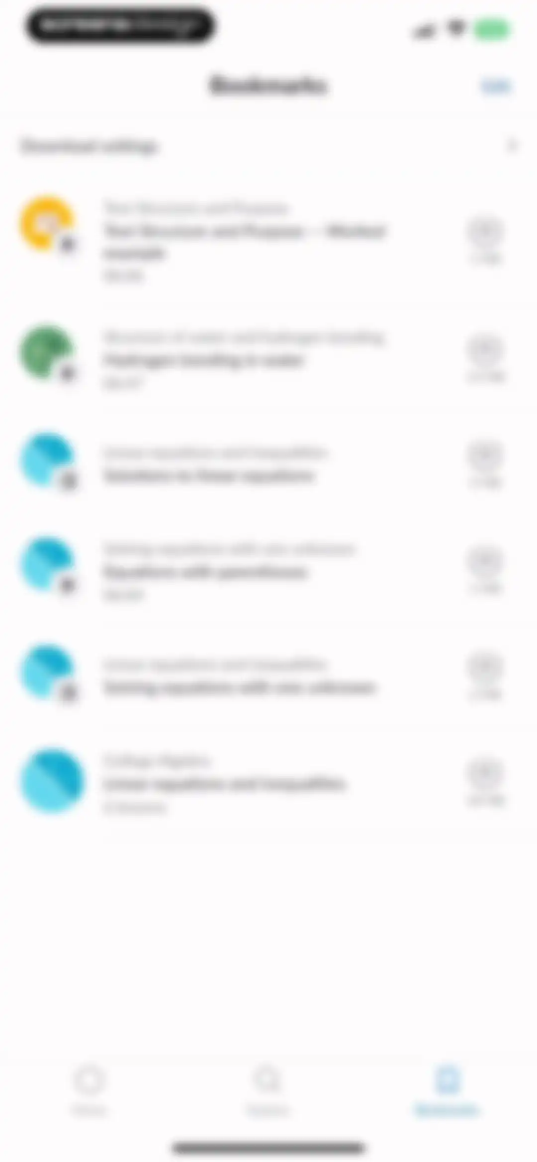 Khan Academy screen 76