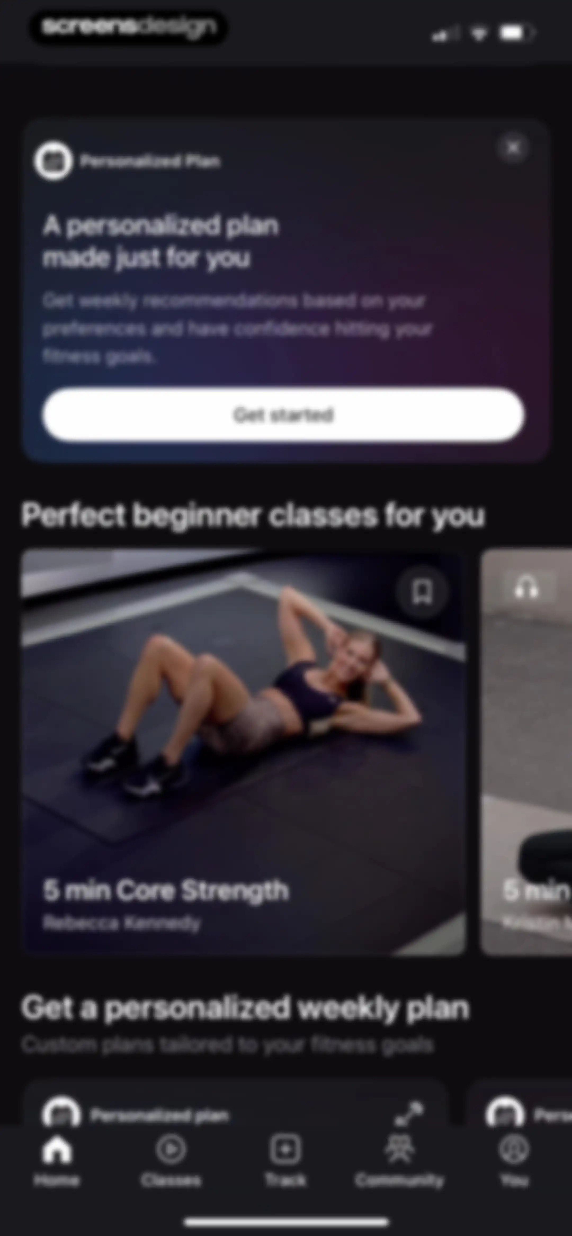 Peloton: Fitness & Workouts screen 79