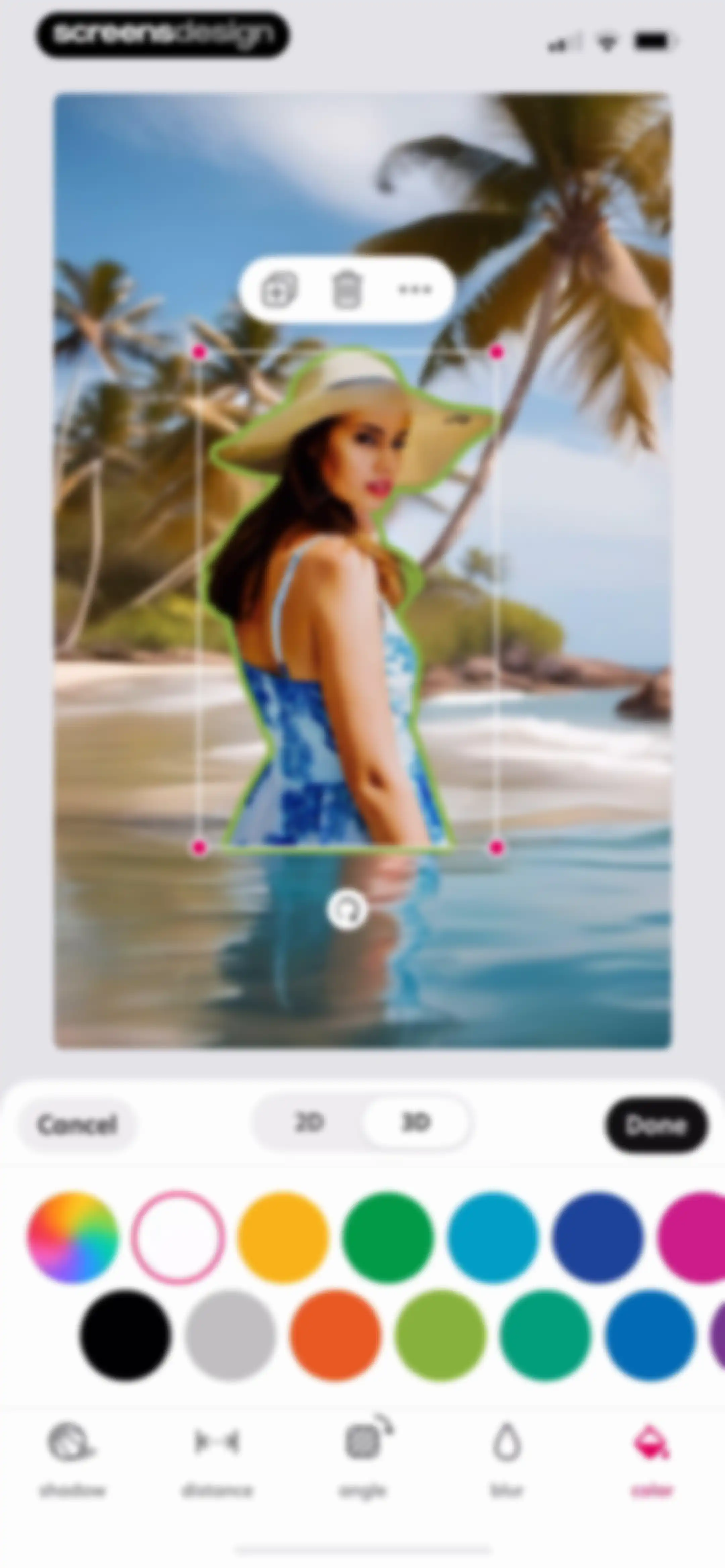 Bazaart AI Photo Editor Design screen 90