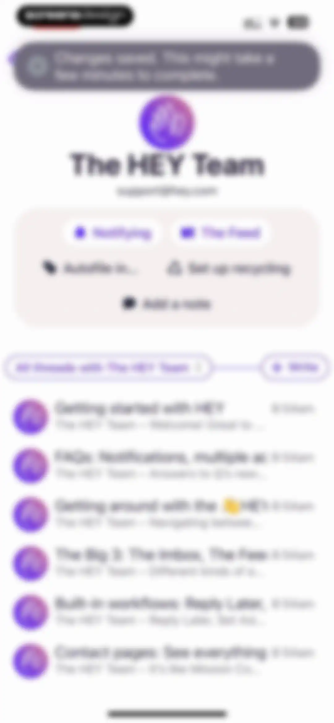 HEY Email screen 17