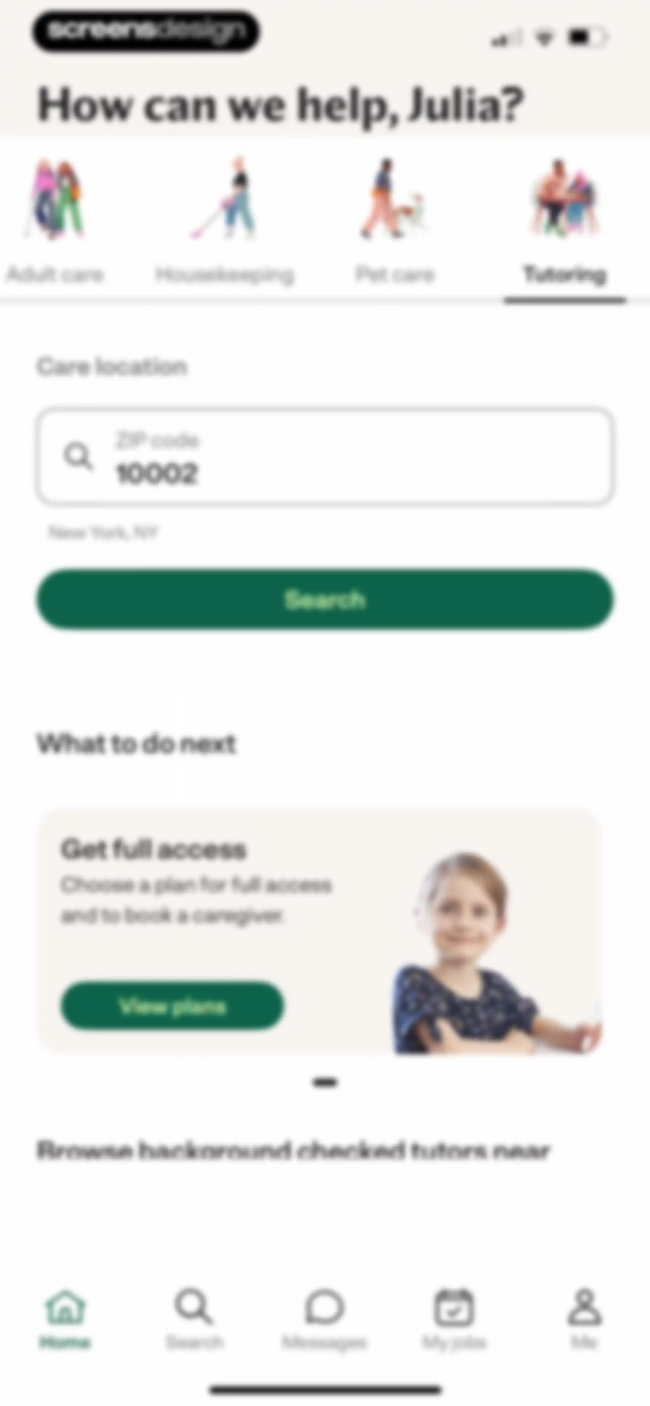 Care.com: Hire Caregivers screen 34