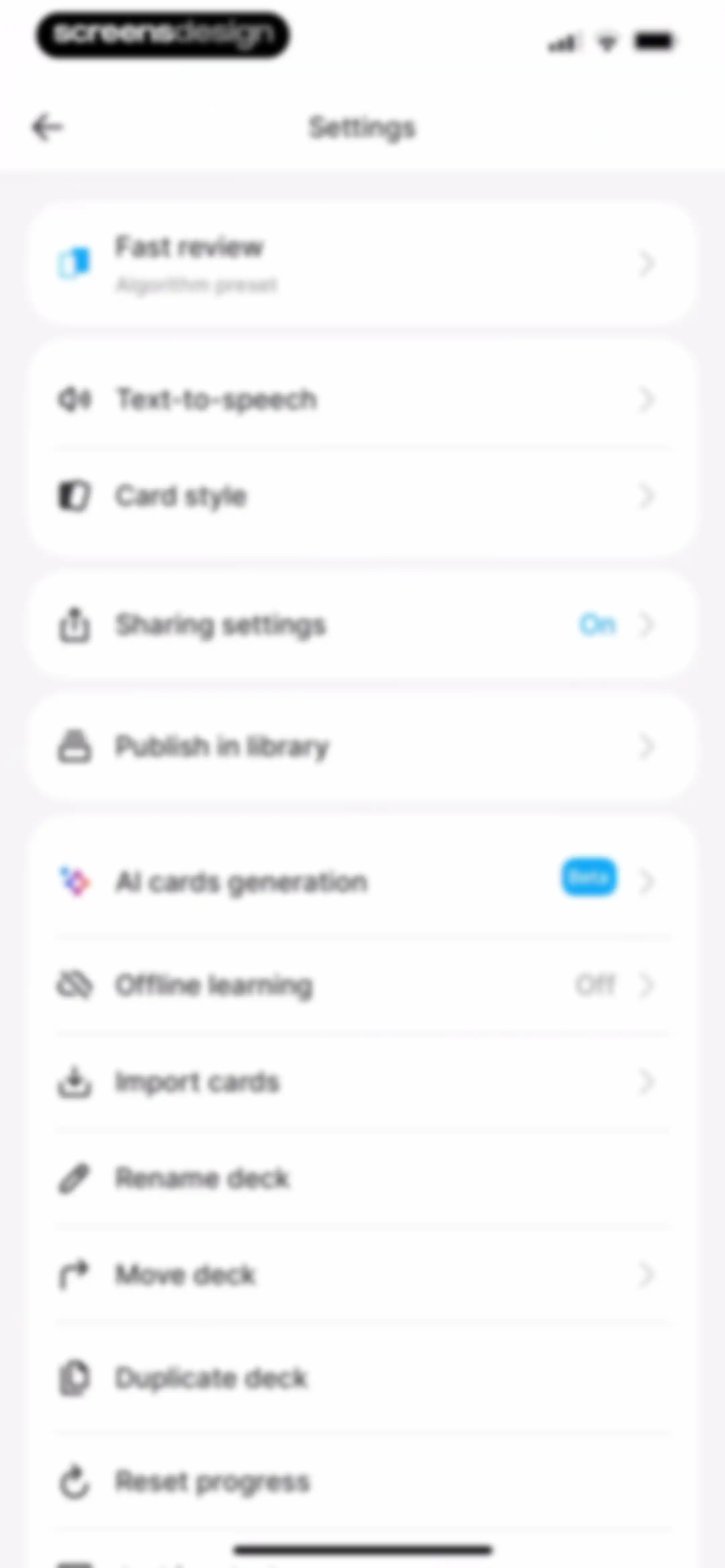 Noji - Flashcards study app screen 63