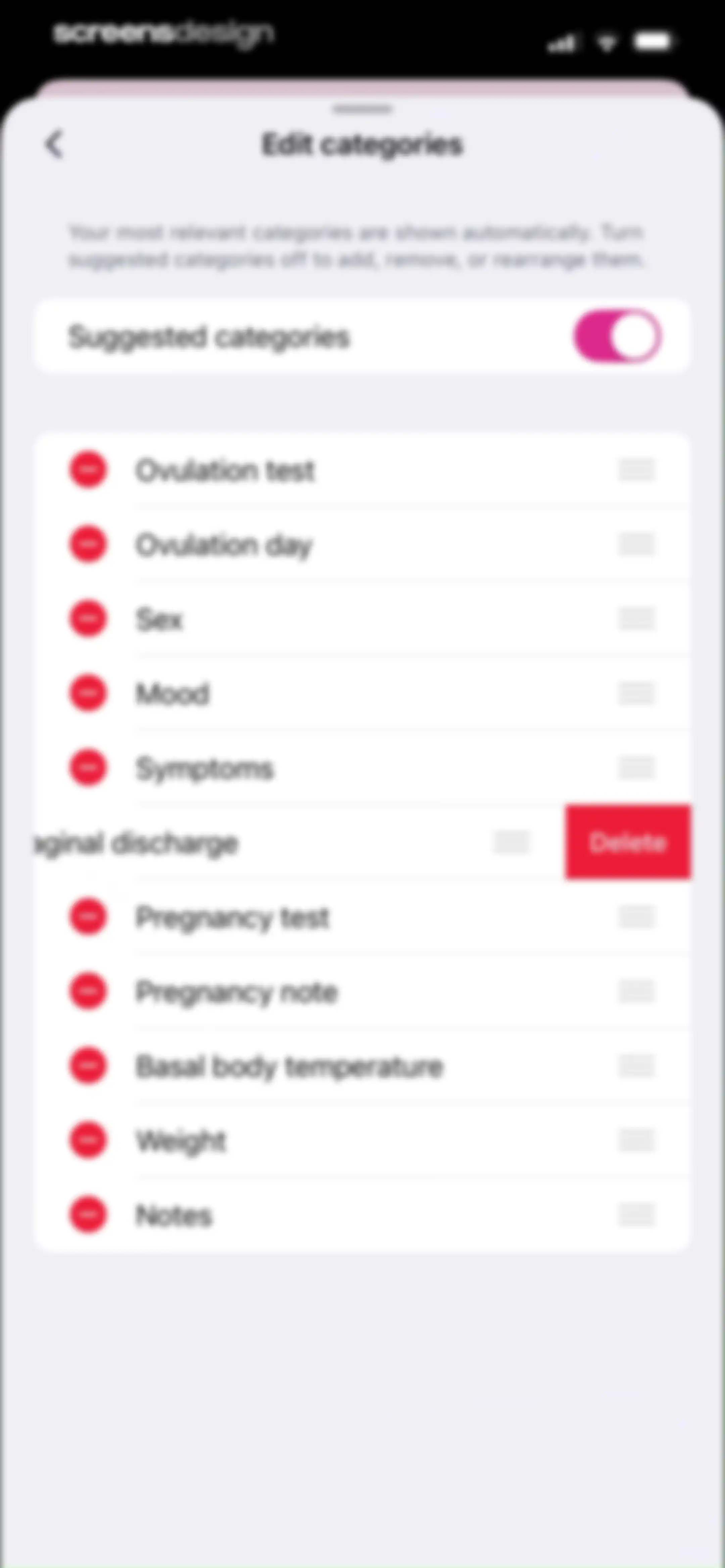 Pregmate Ovulation Tracker screen 69