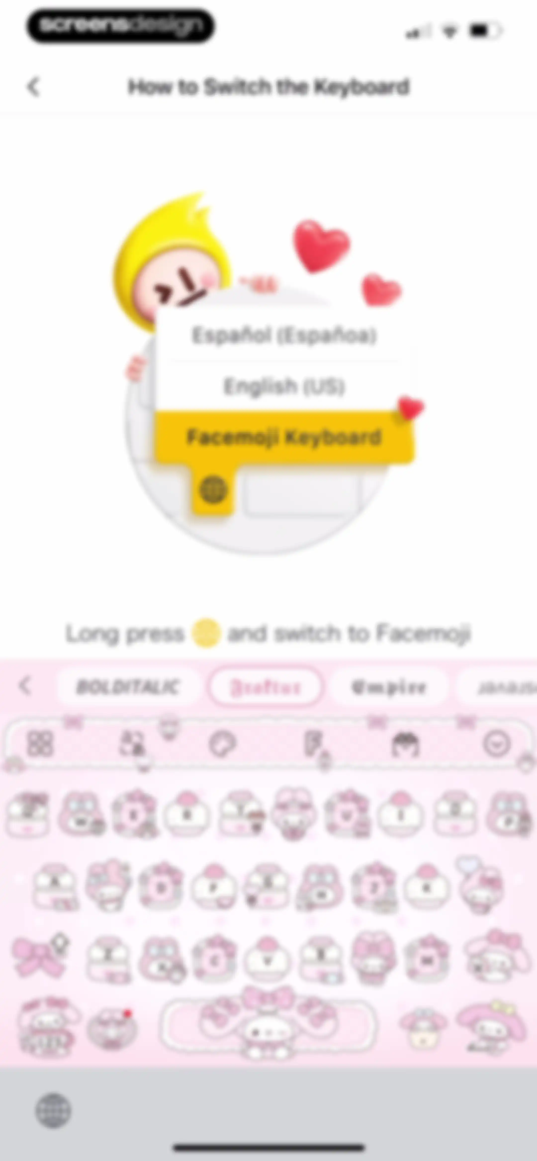 Facemoji AI Emoji Keyboard screen 99