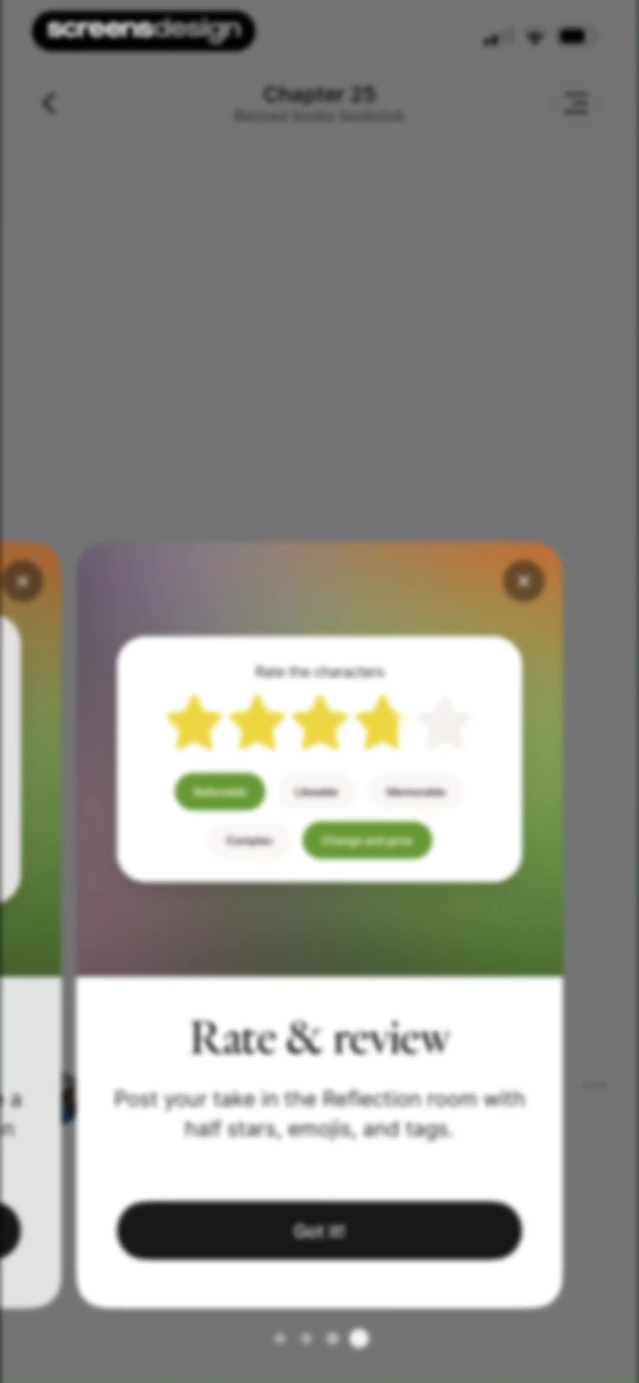 Fable: Track & Discuss Books screen 123