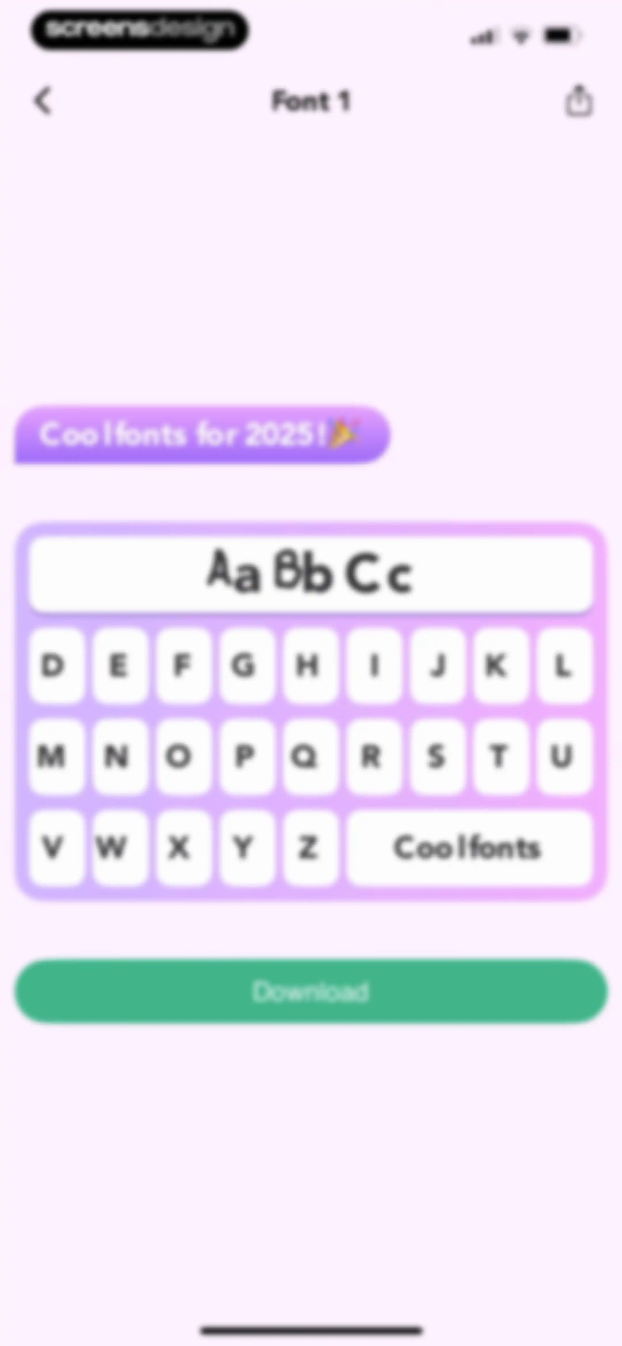 Cool Themes & Fonts: Cute Text screen 49