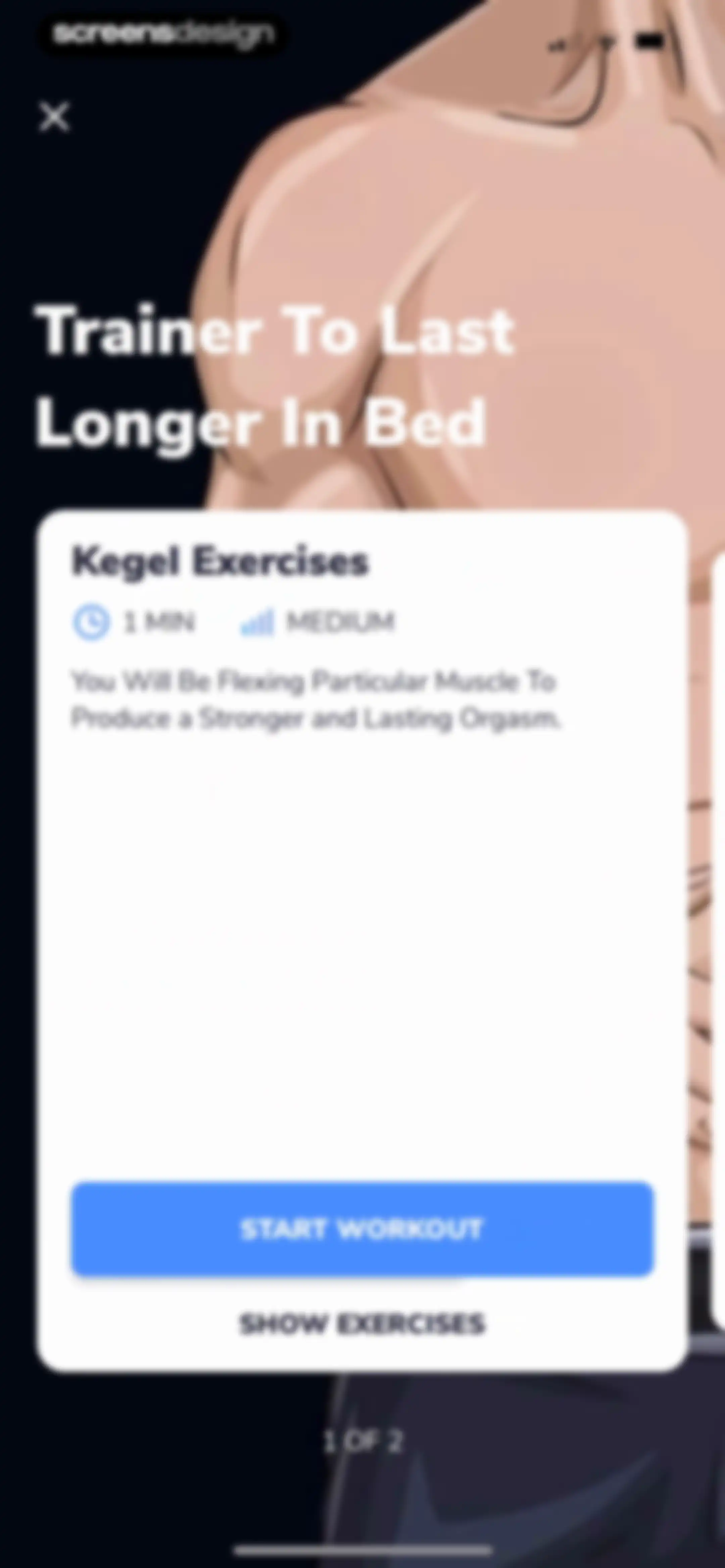 Workouts For Men: Gym & Home screen 73