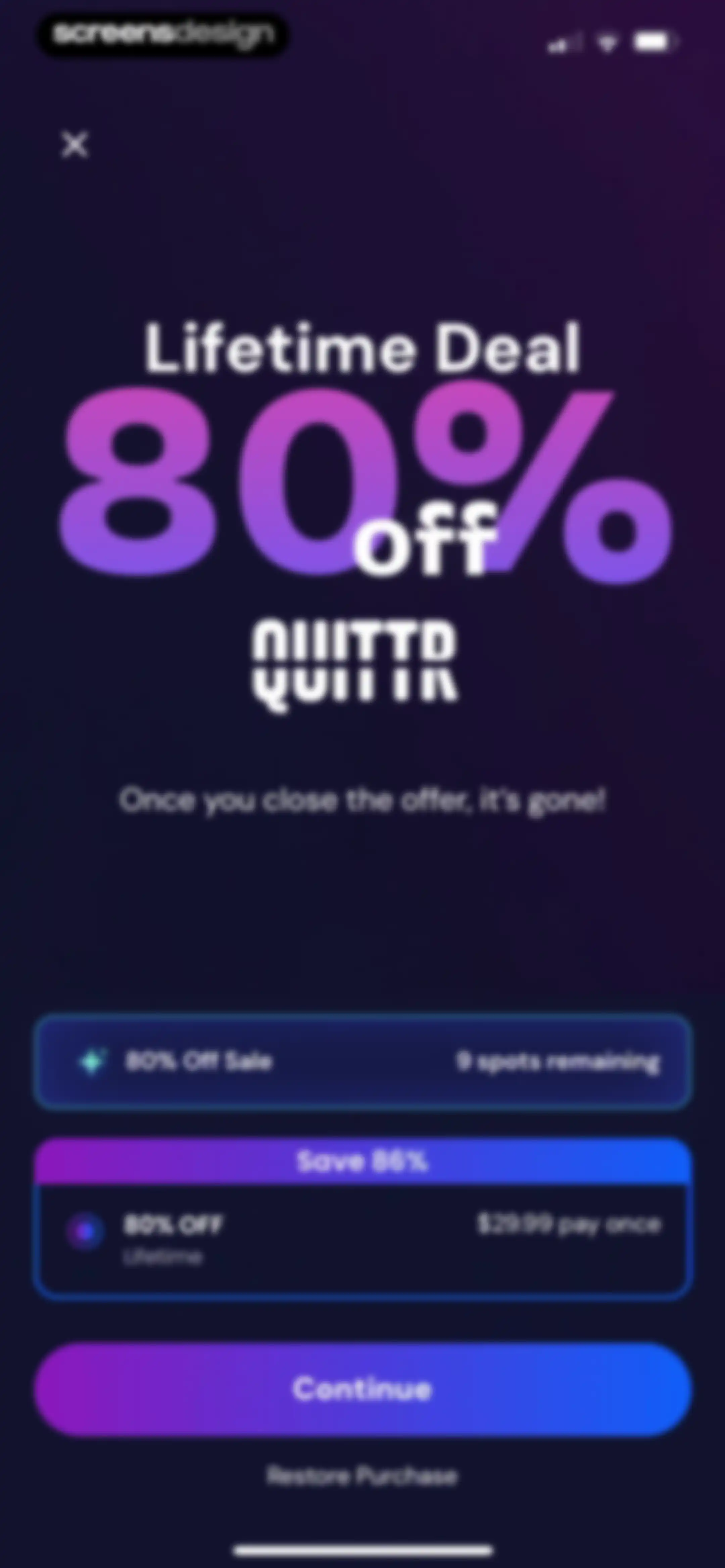 QUITTR - Break Free Now screen 75