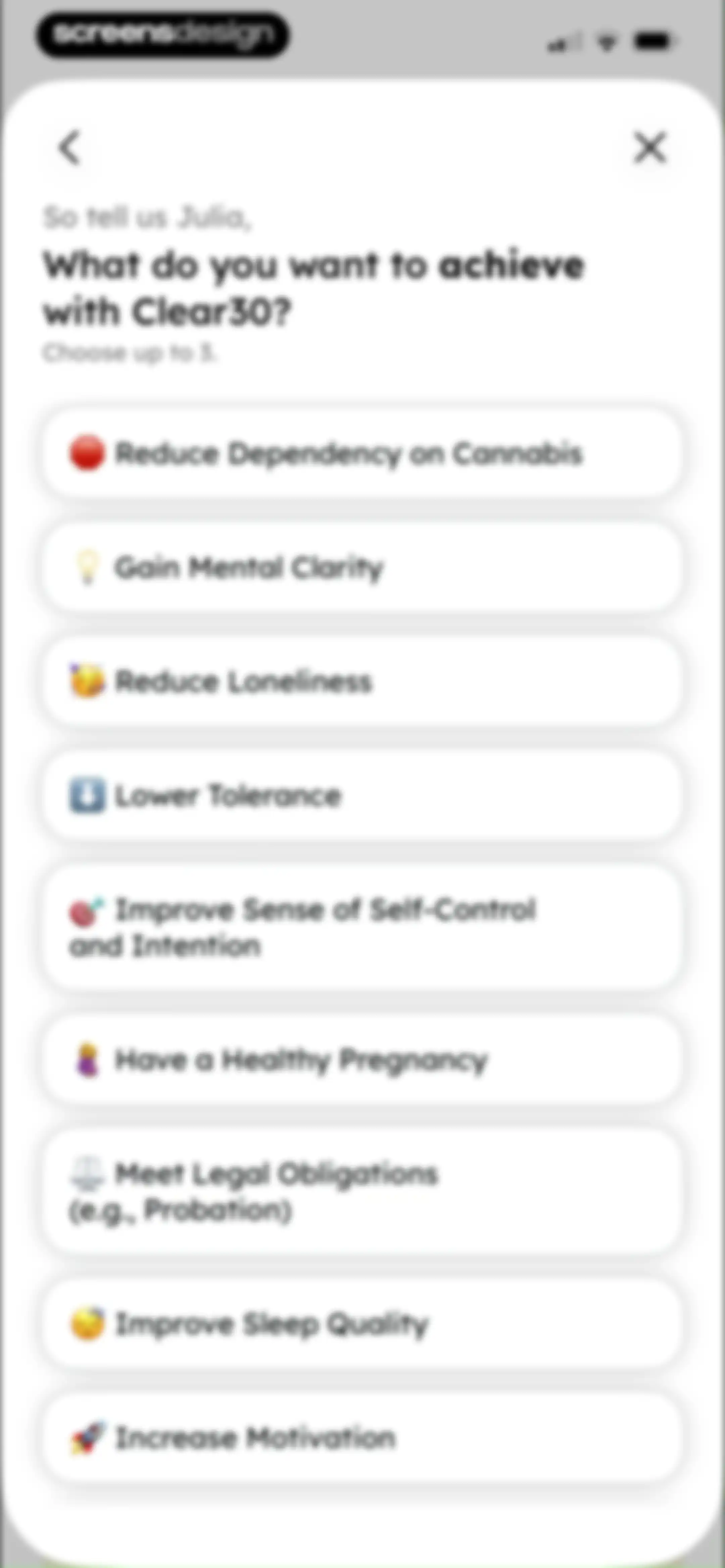 Clear30: Reset From Weed screen 250