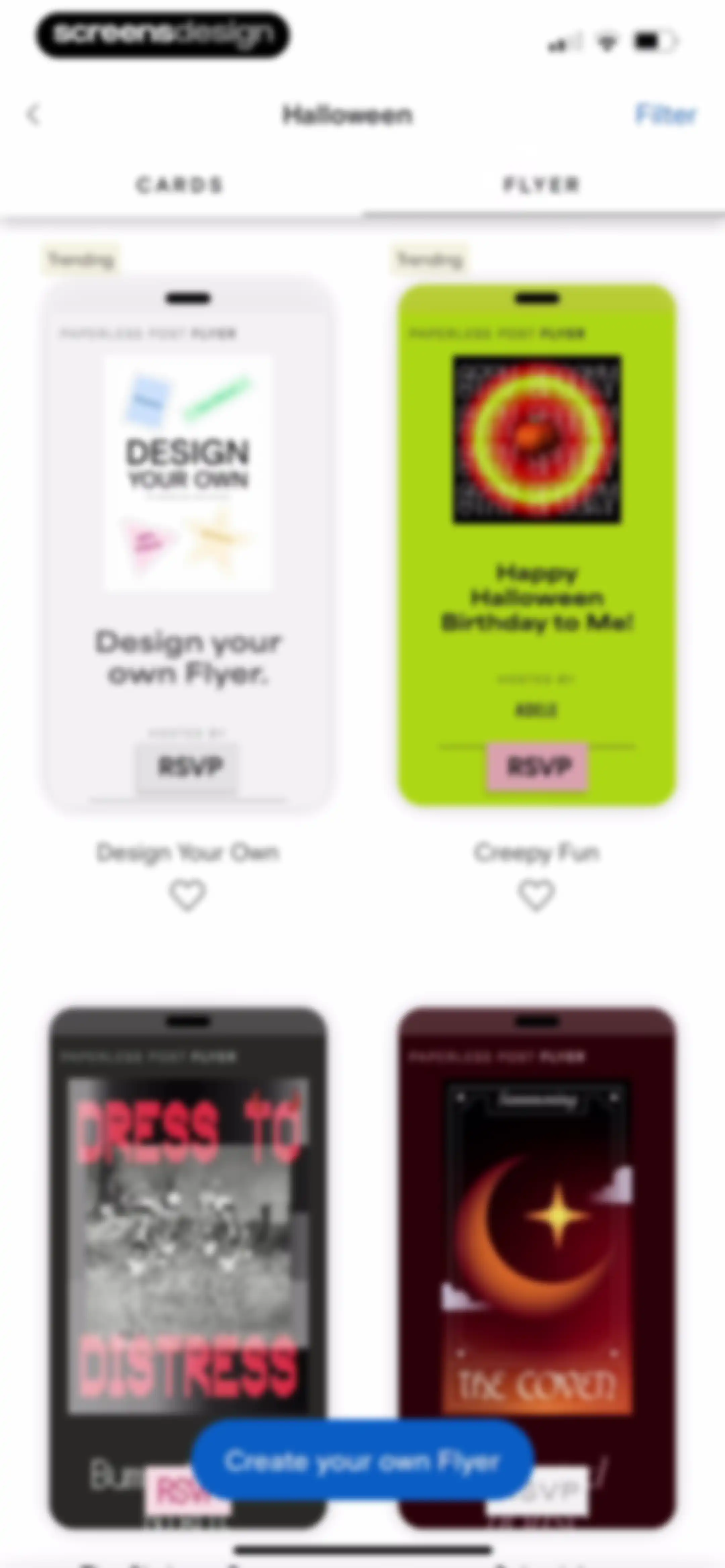 Paperless Post: Invitations screen 102