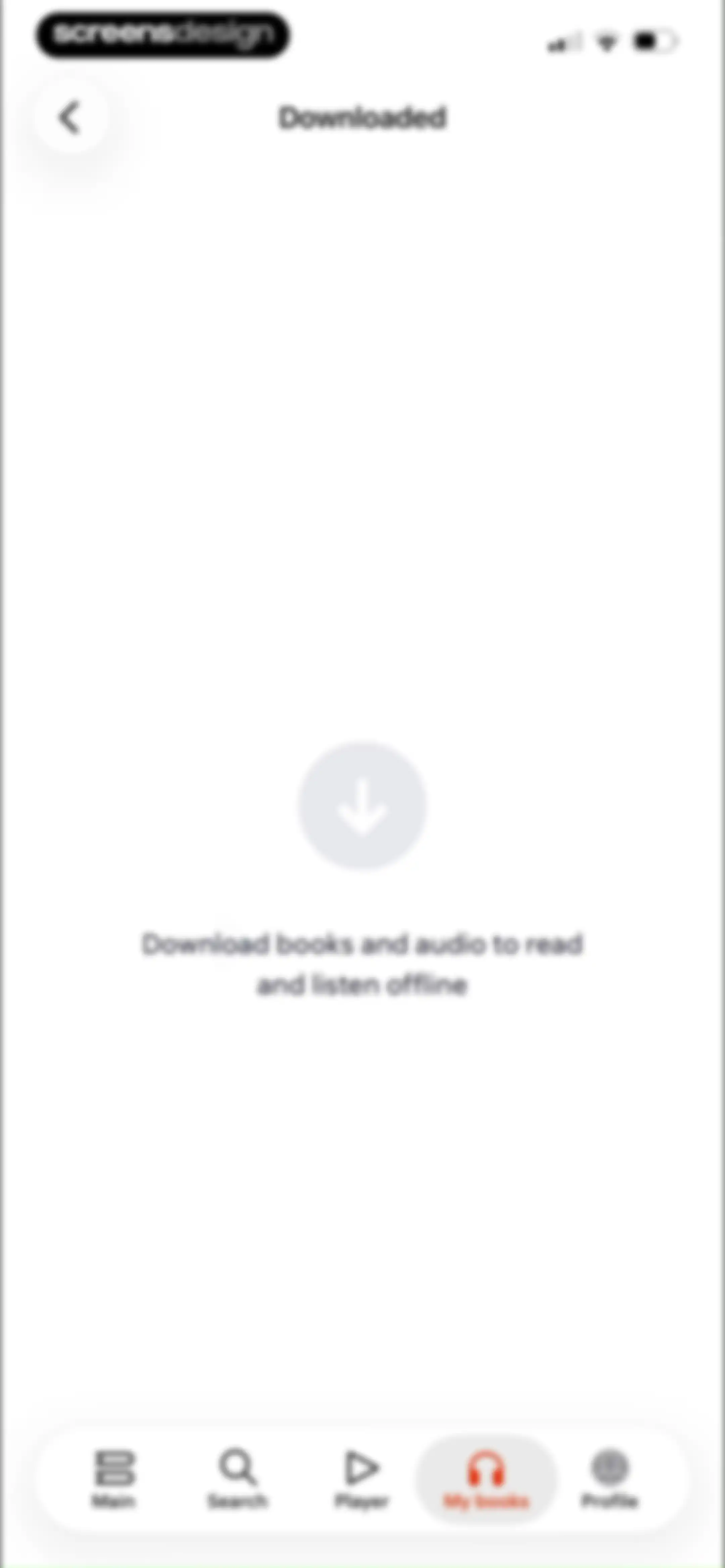 Litres: Audio screen 74