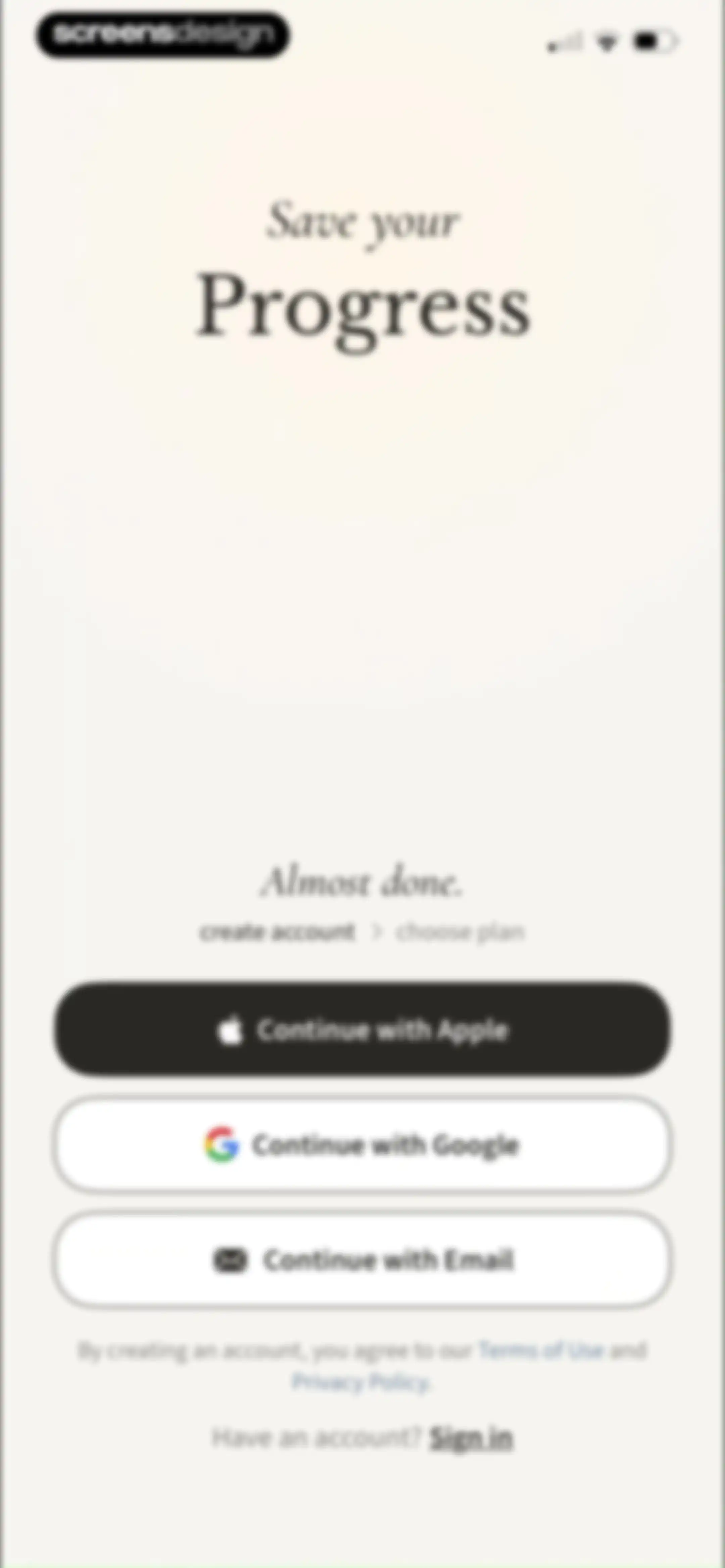 Sonia: AI for Mental Health screen 56