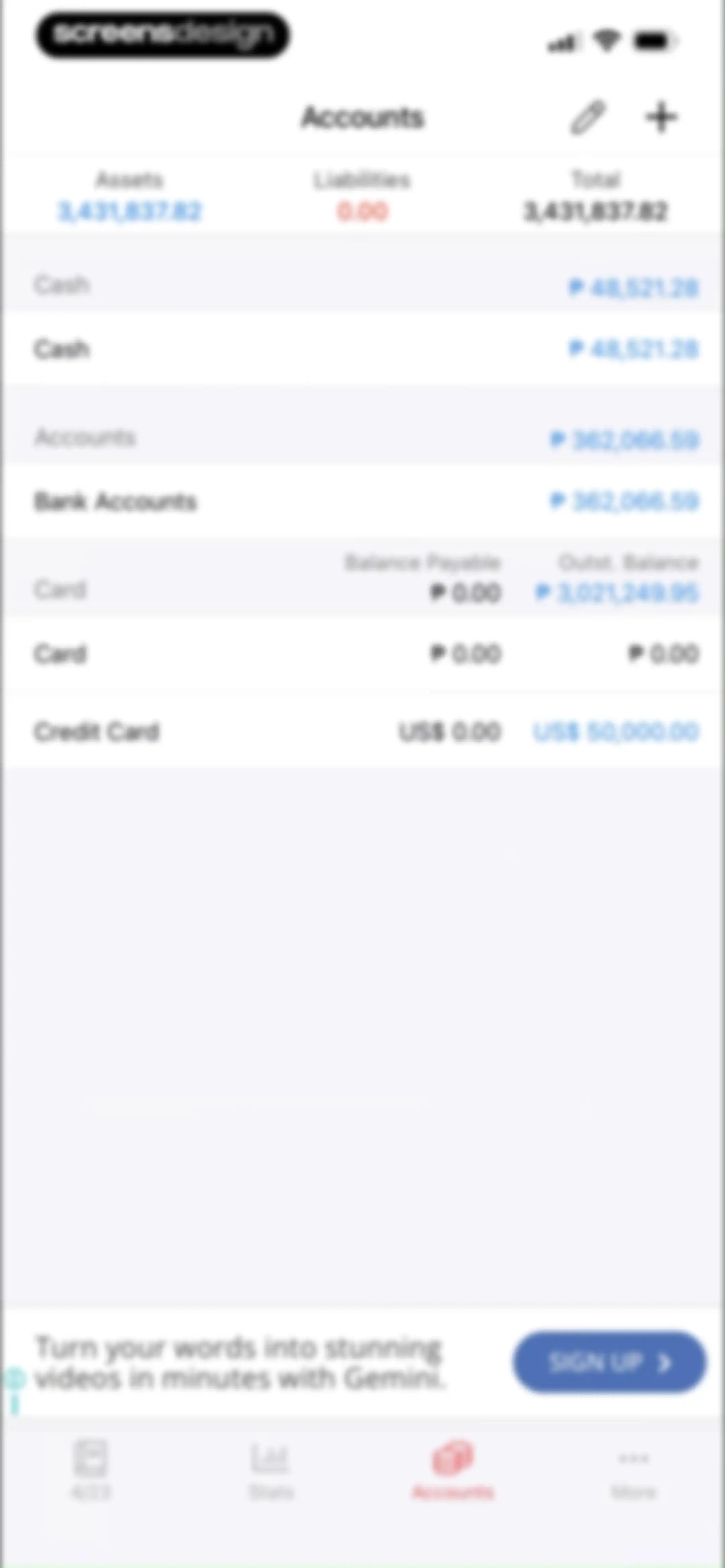 Money Manager Expense & Budget screen 69
