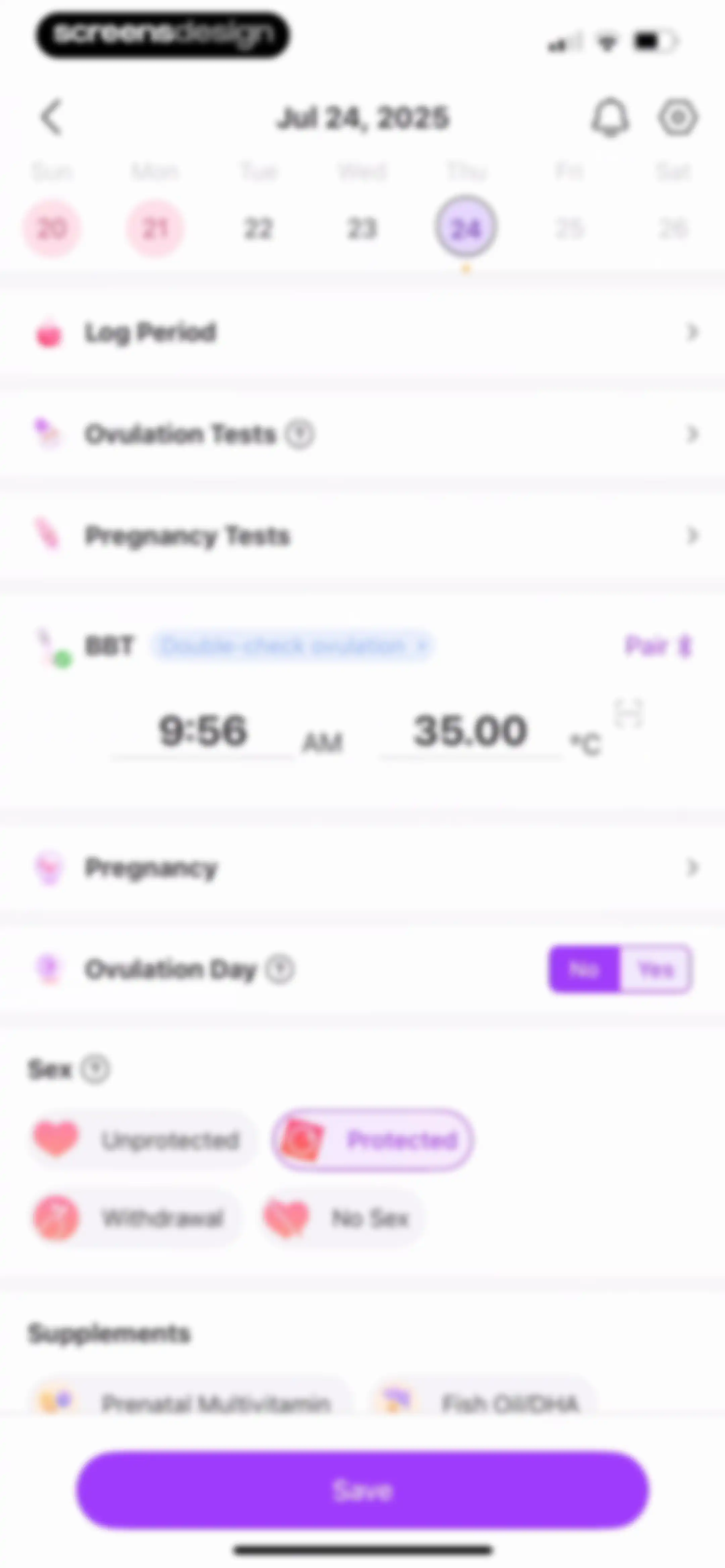 Premom-Ovulation Tracker, PCOS screen 75