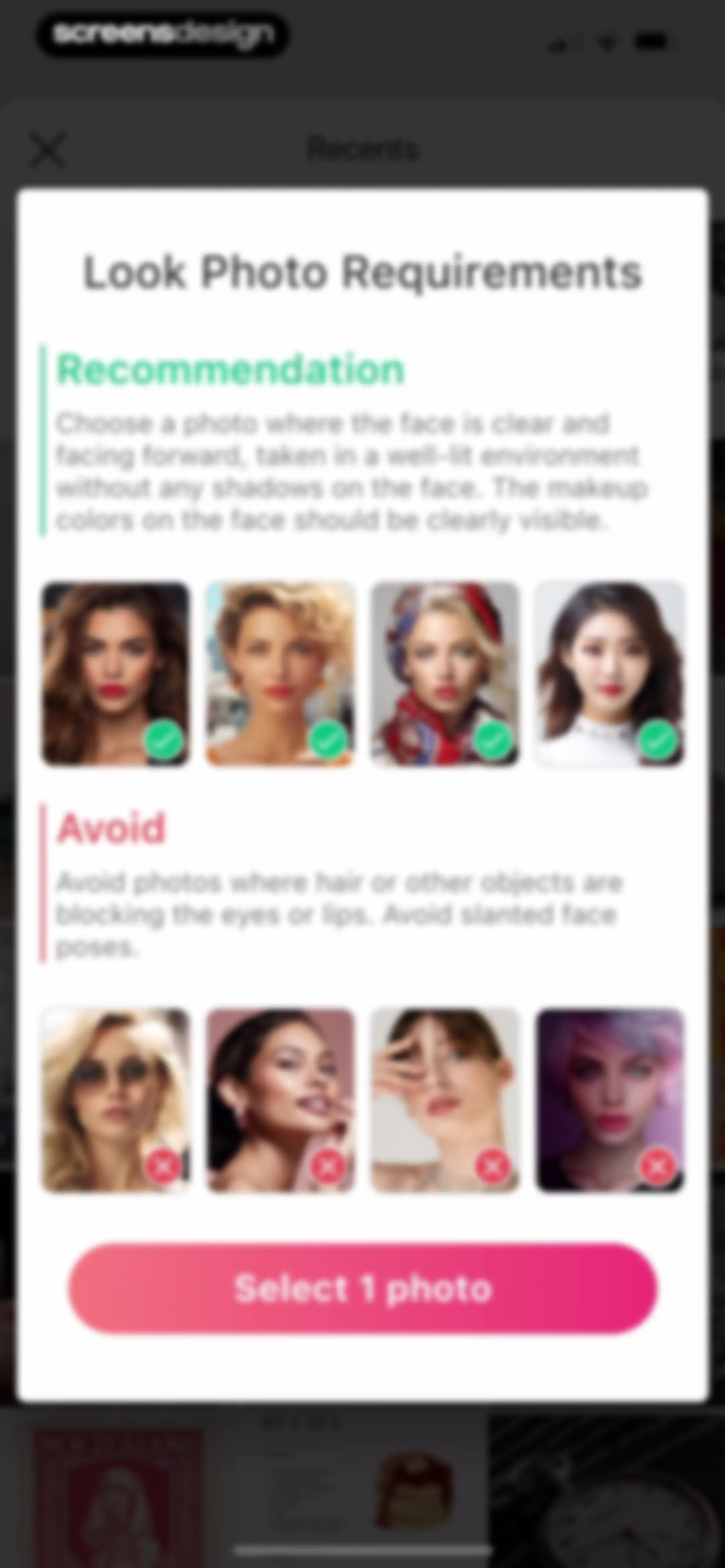 YouCam Makeup: Face Editor screen 49