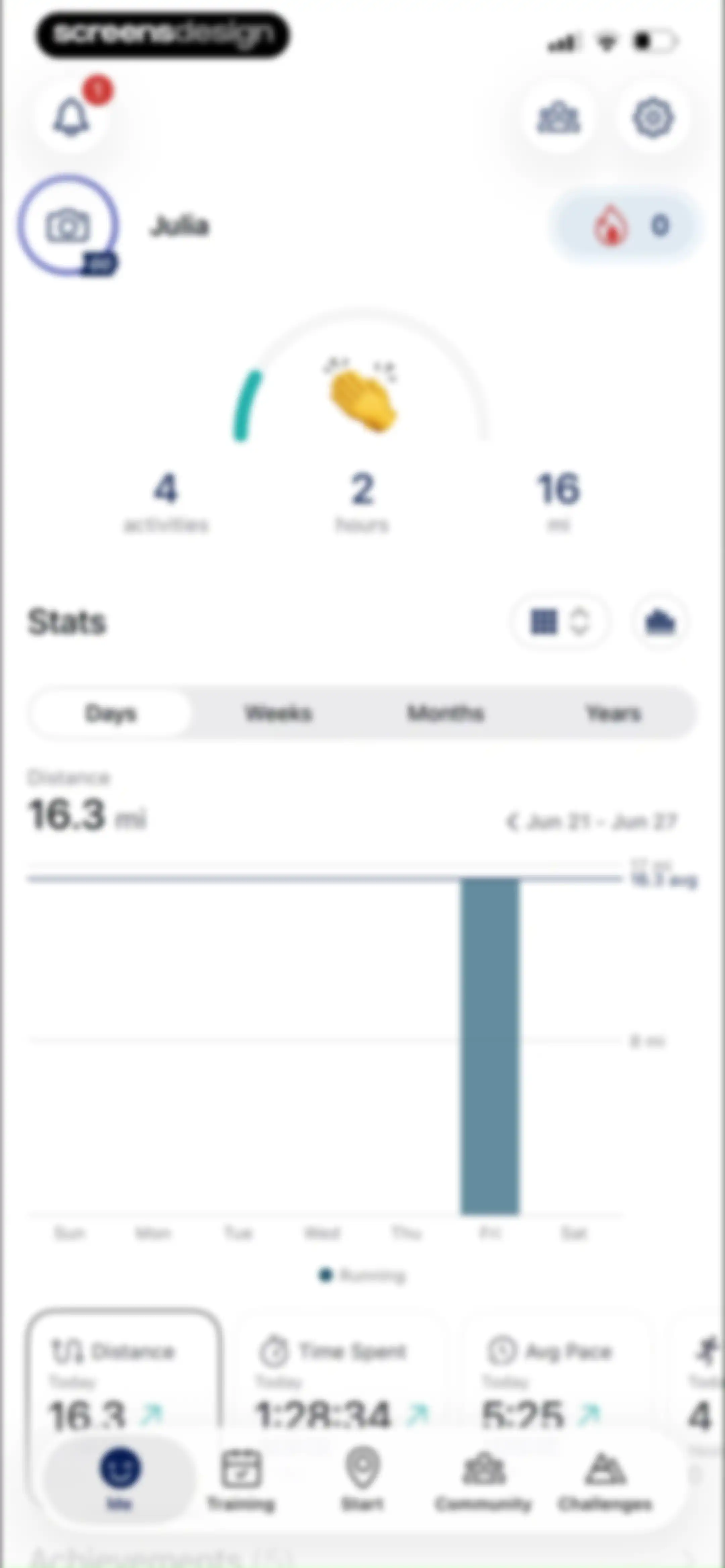 ASICS Runkeeper—Run Tracker screen 207