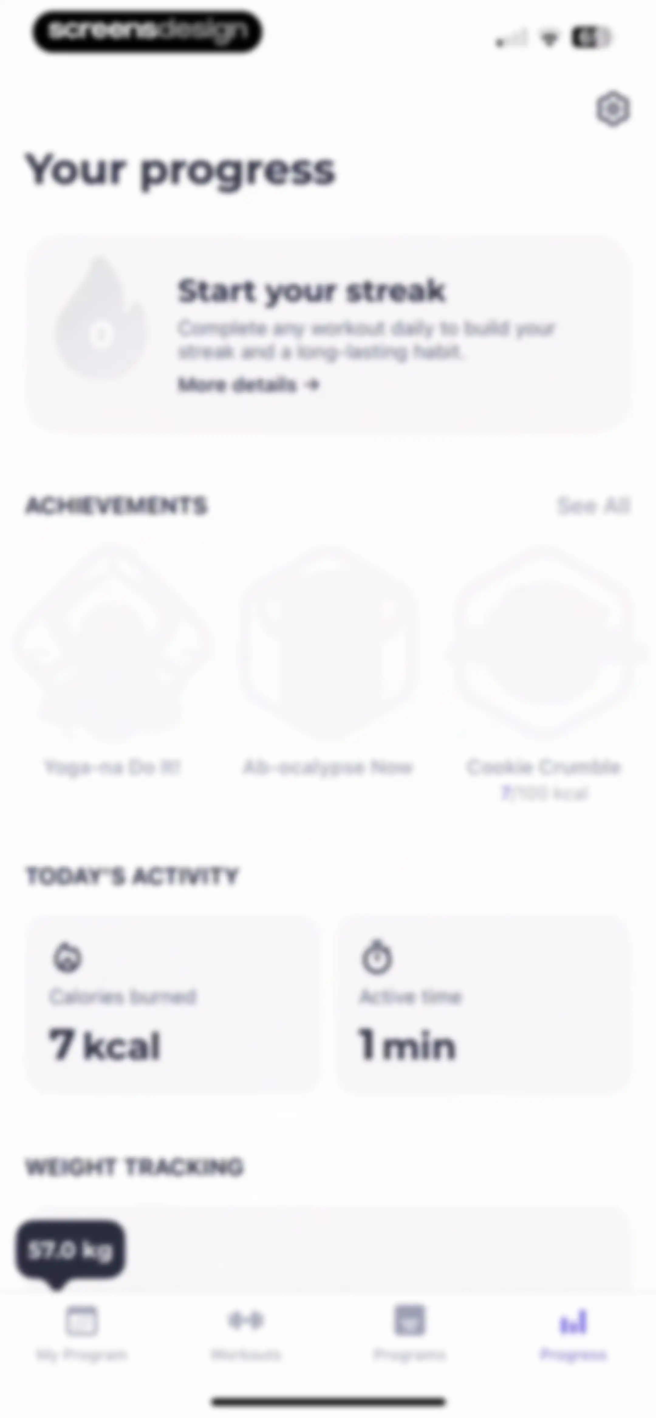 FitMe - Lazy Workout at Home screen 107