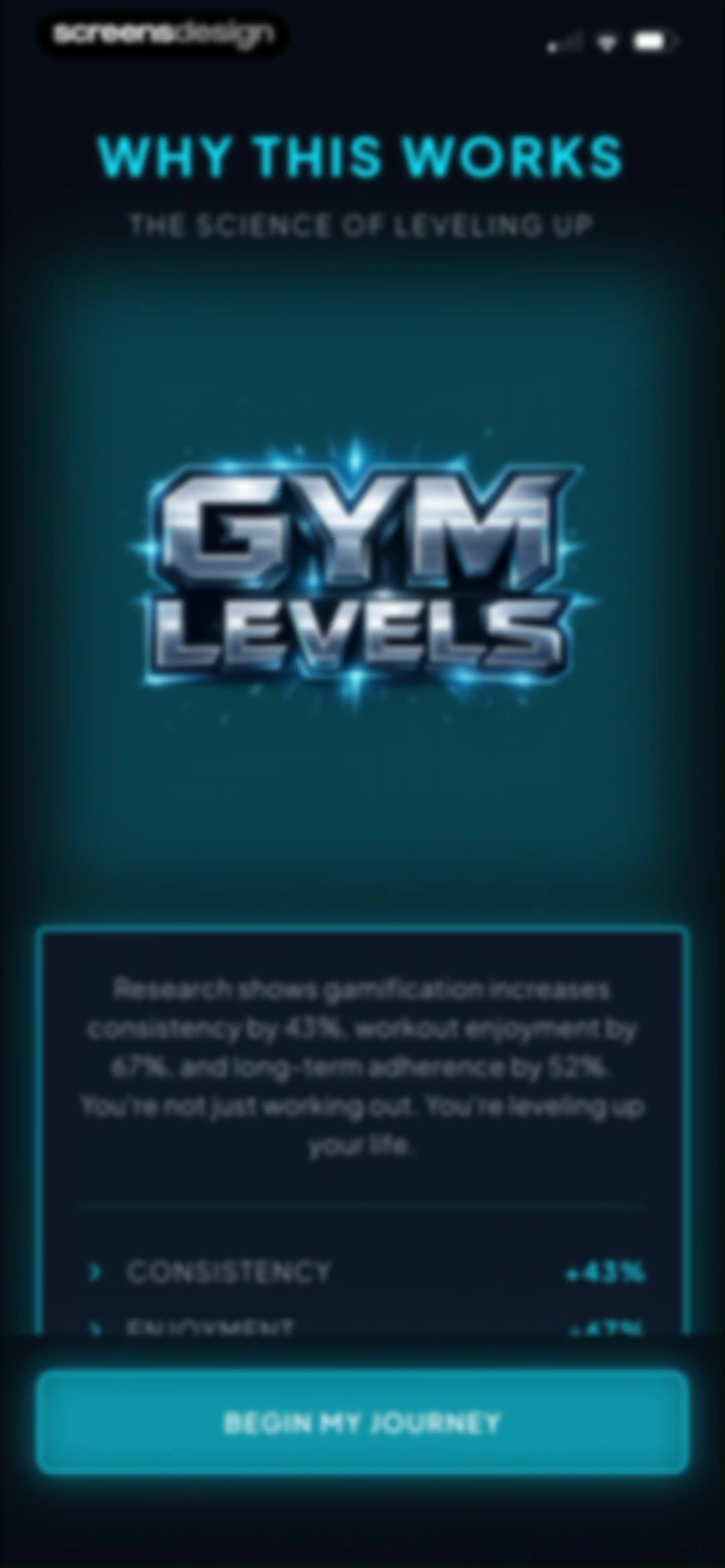 GymLevels: Ranked Gym Workouts screen 49
