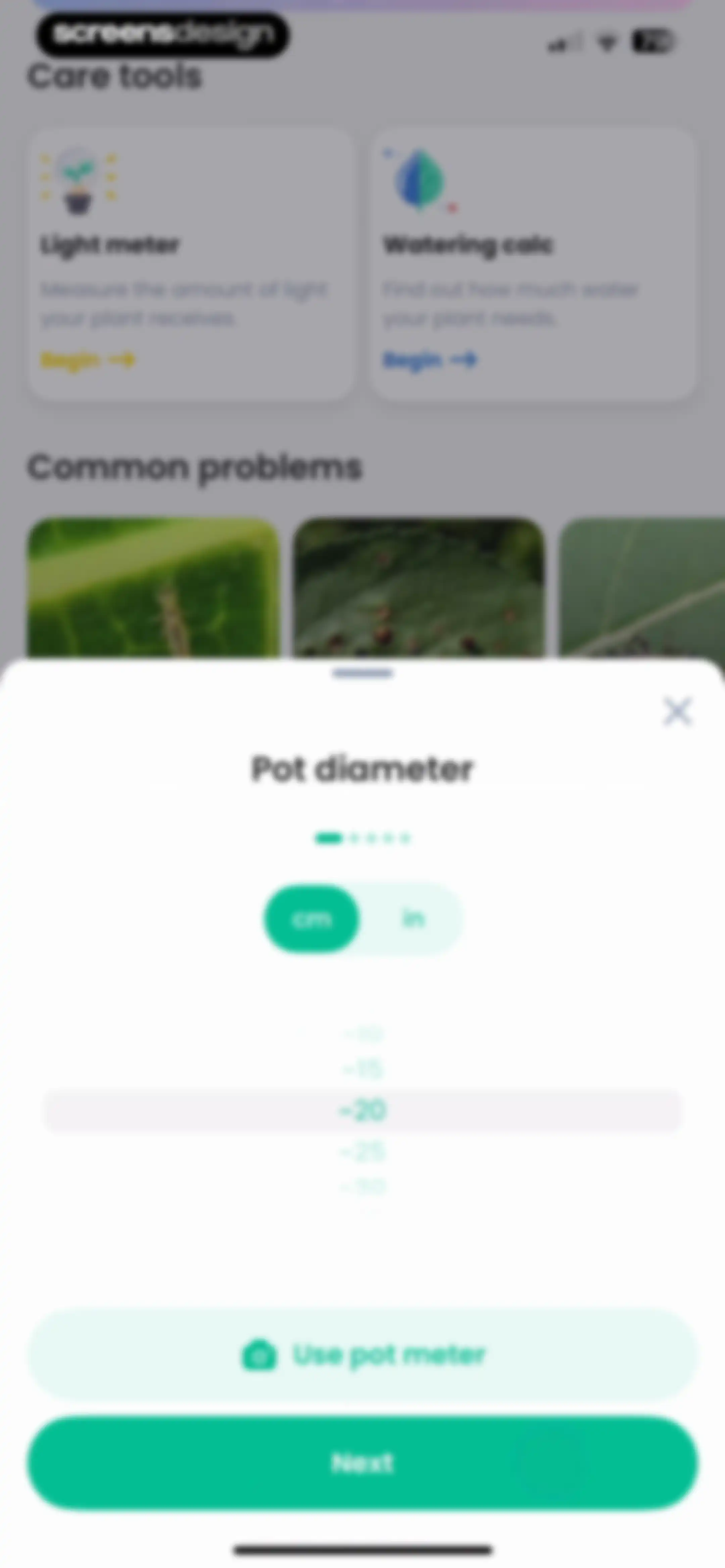 PlantIn: Plant Identifier・Care screen 170