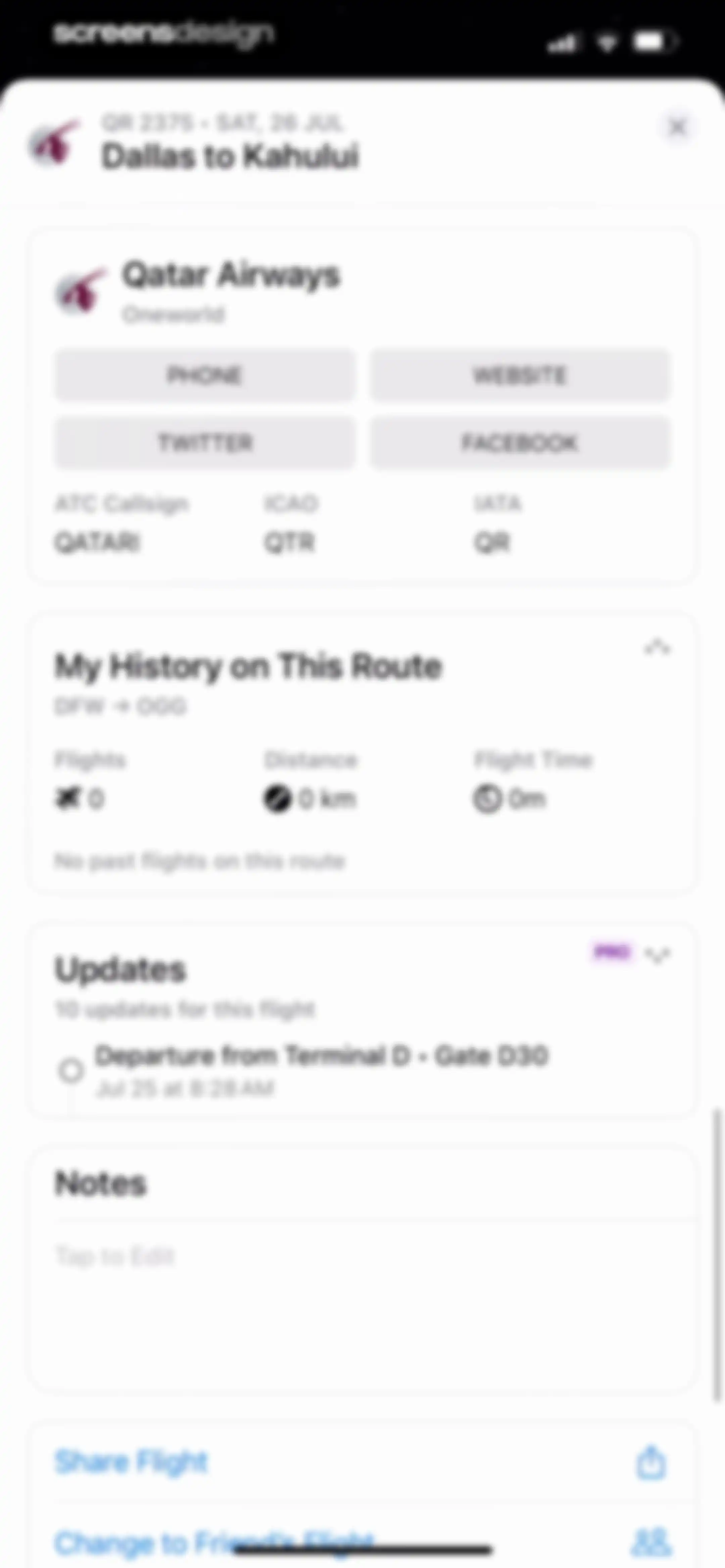 Flighty – Live Flight Tracker screen 79
