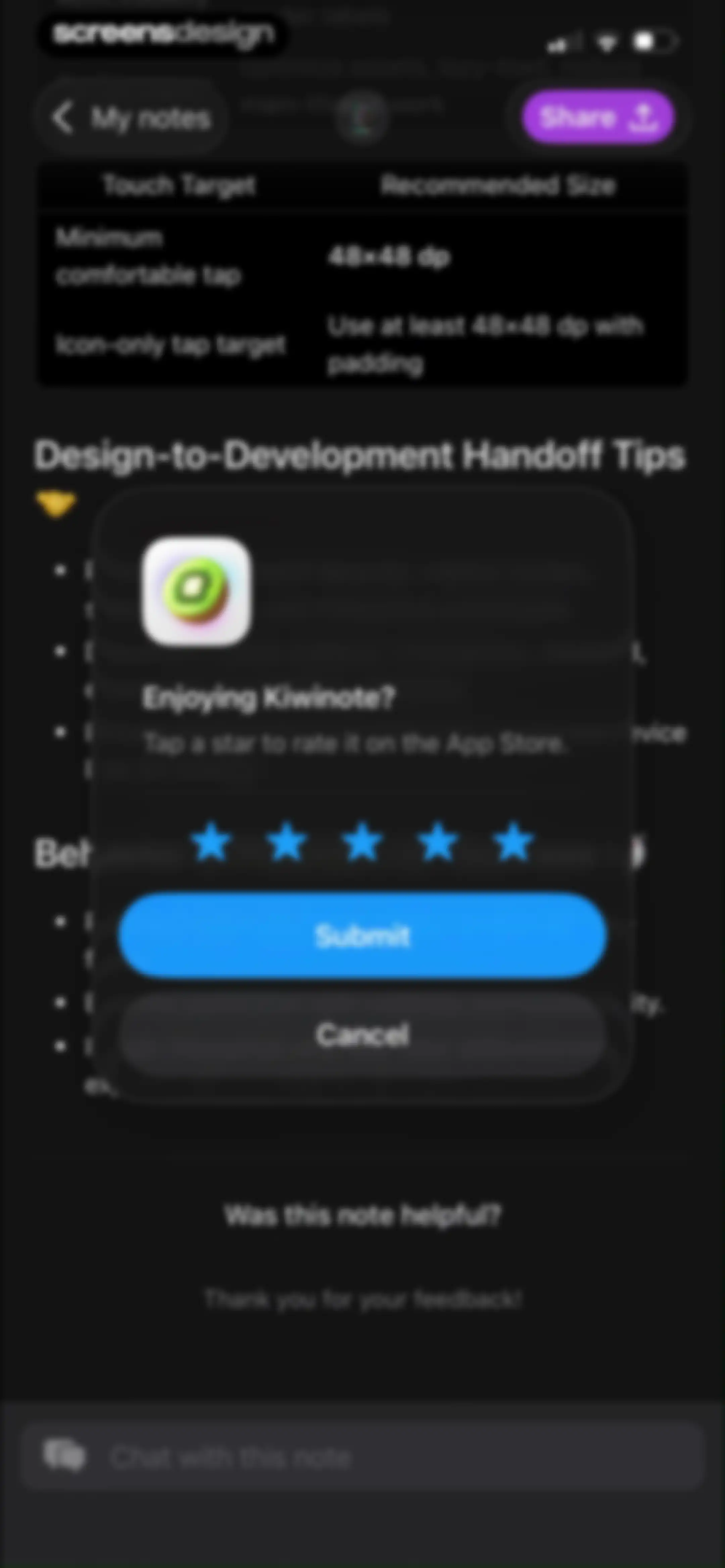 Kiwi AI - Notetaker screen 19