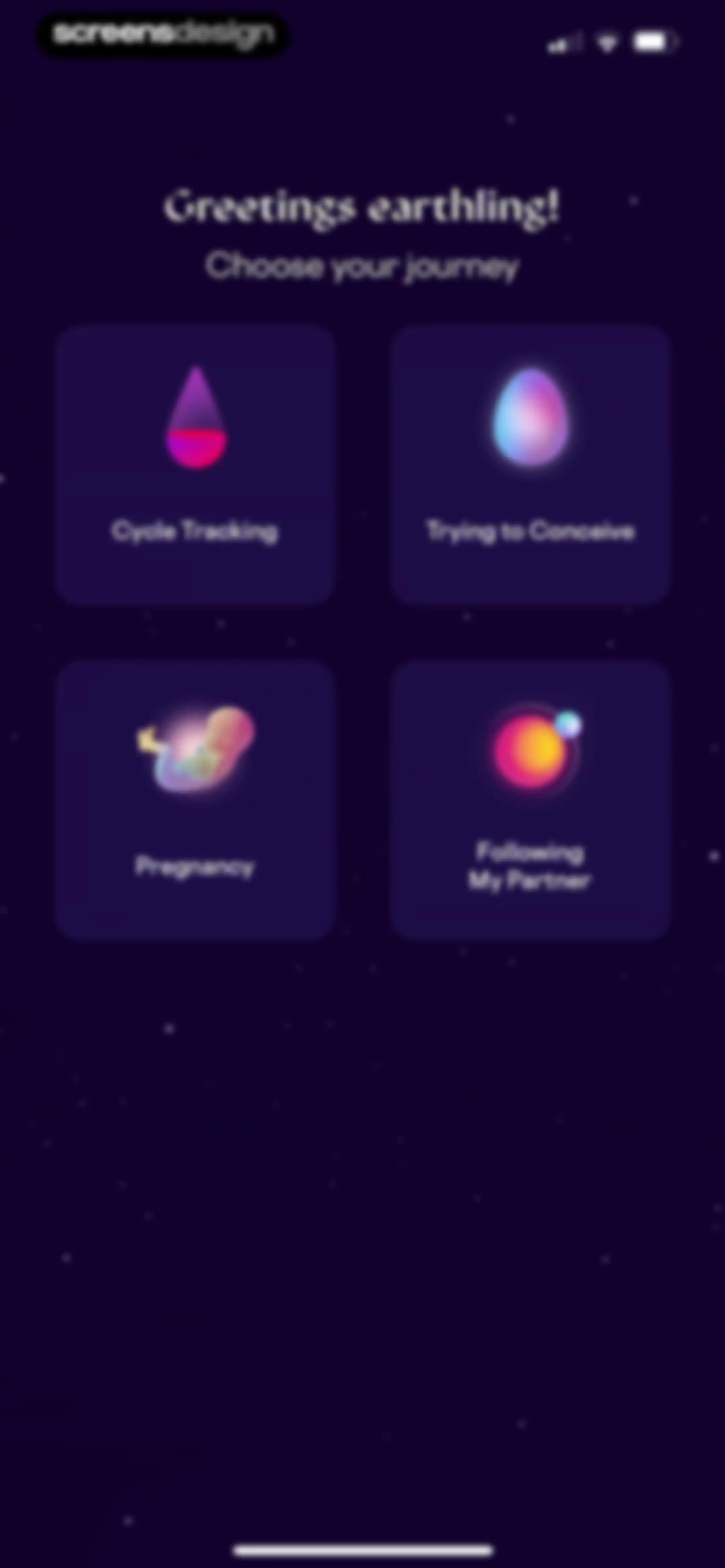 Stardust Period Tracker screen 5