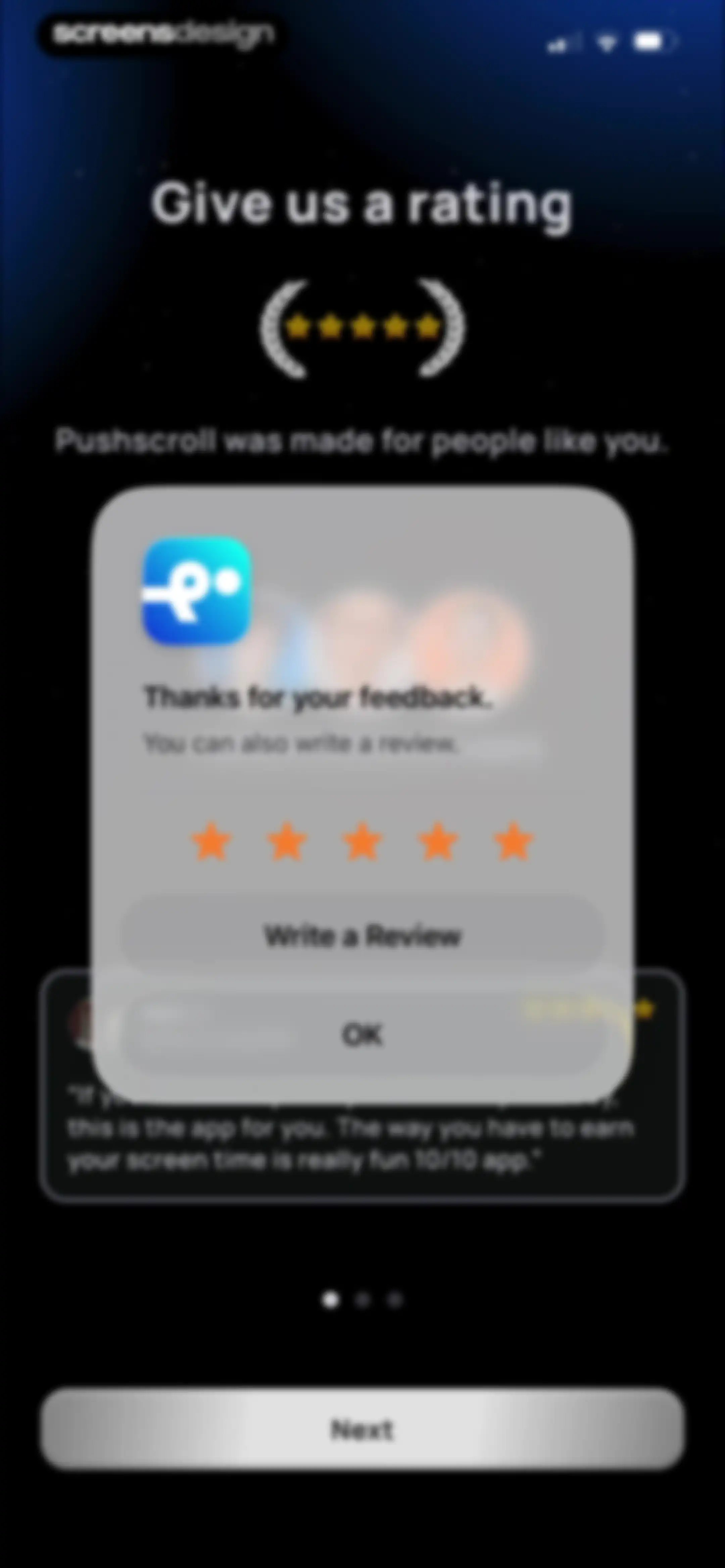 Pushscroll: Exercise To Scroll screen 41