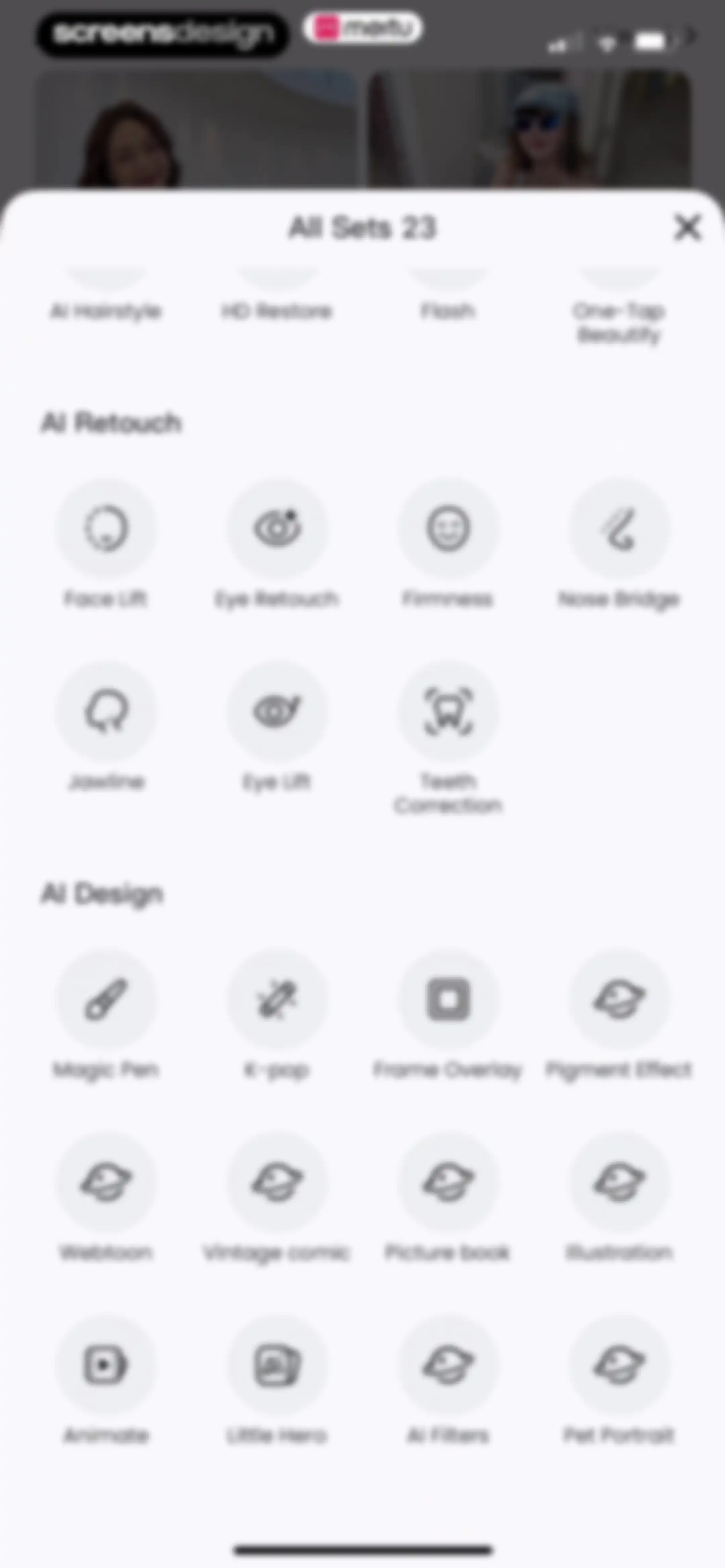 Meitu AI Photo & Video Editor screen 184