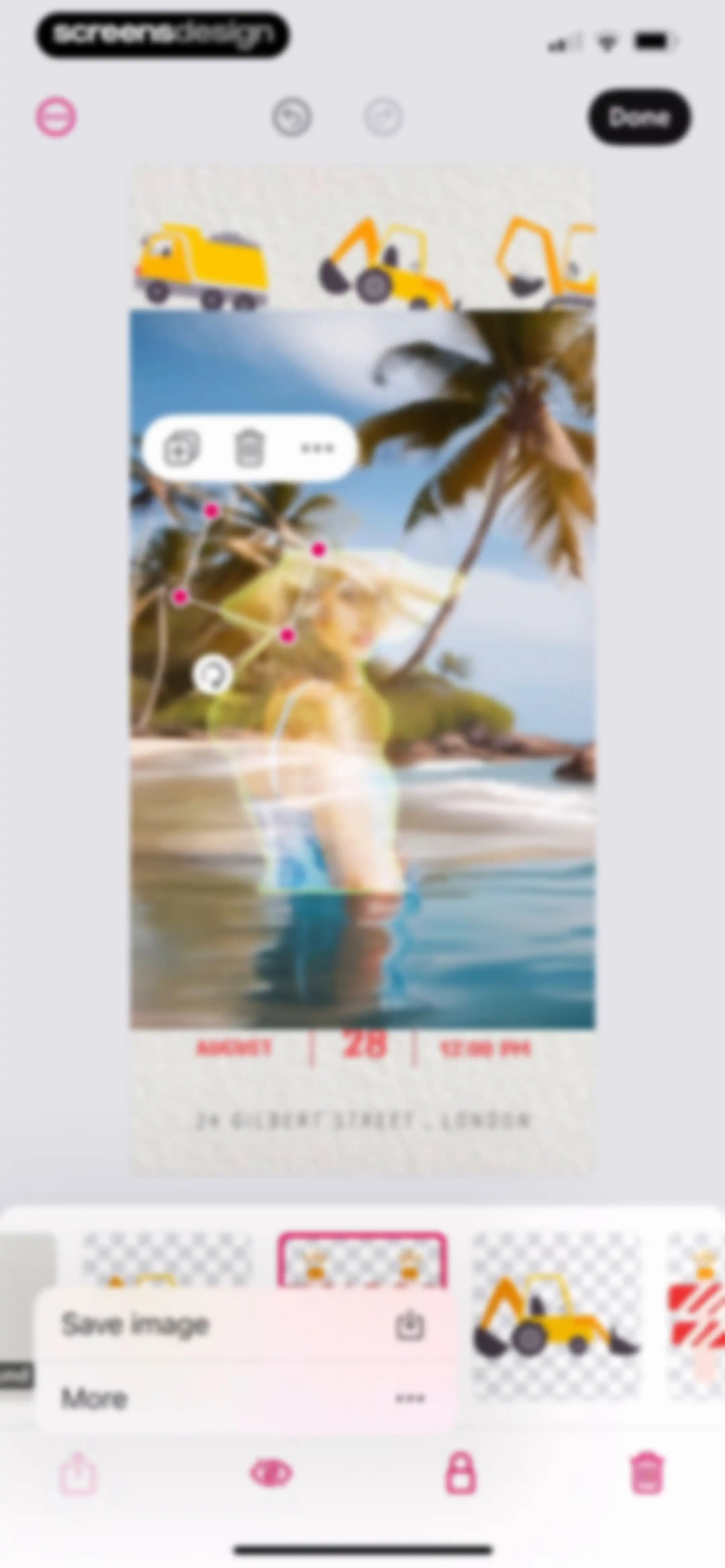 Bazaart AI Photo Editor Design screen 109