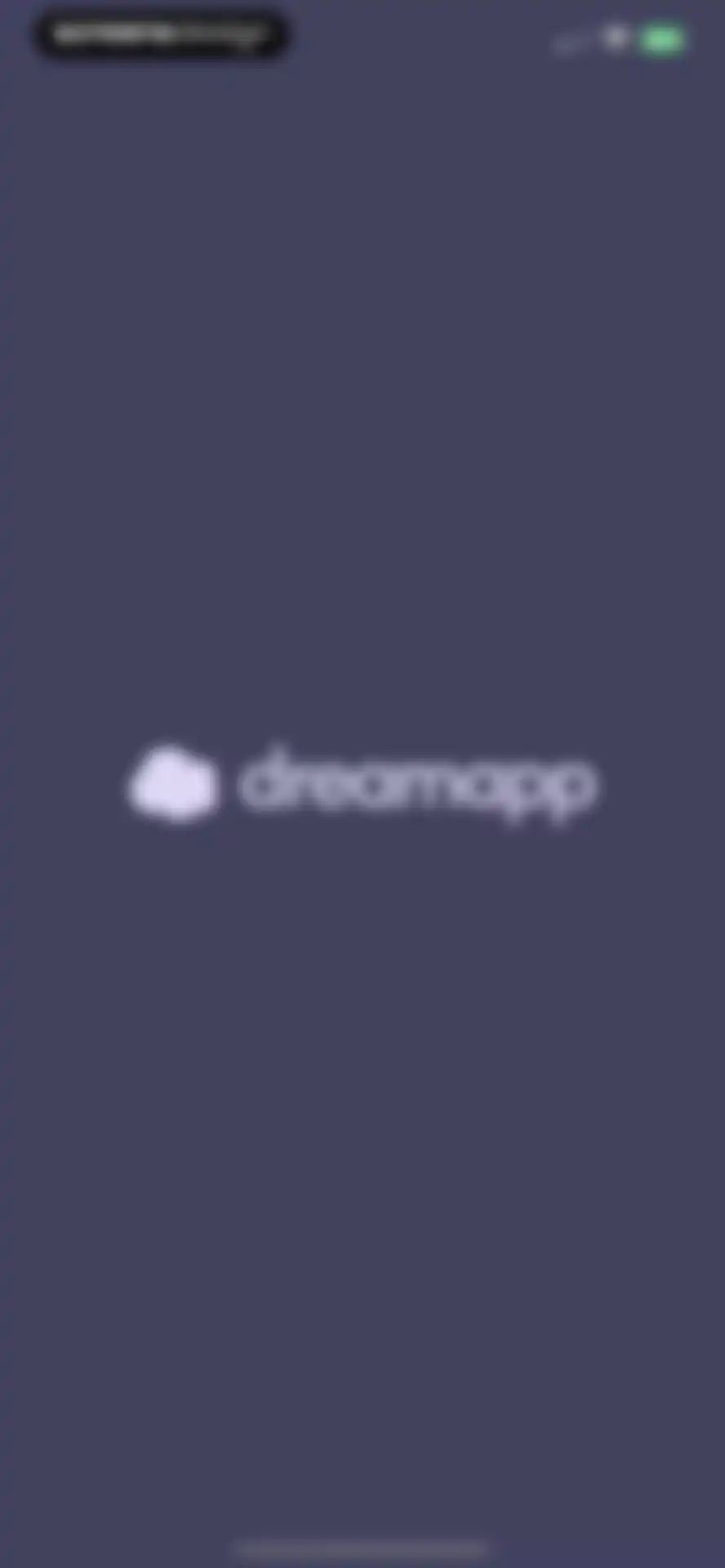 DreamApp: Dream Interpretation screen 1