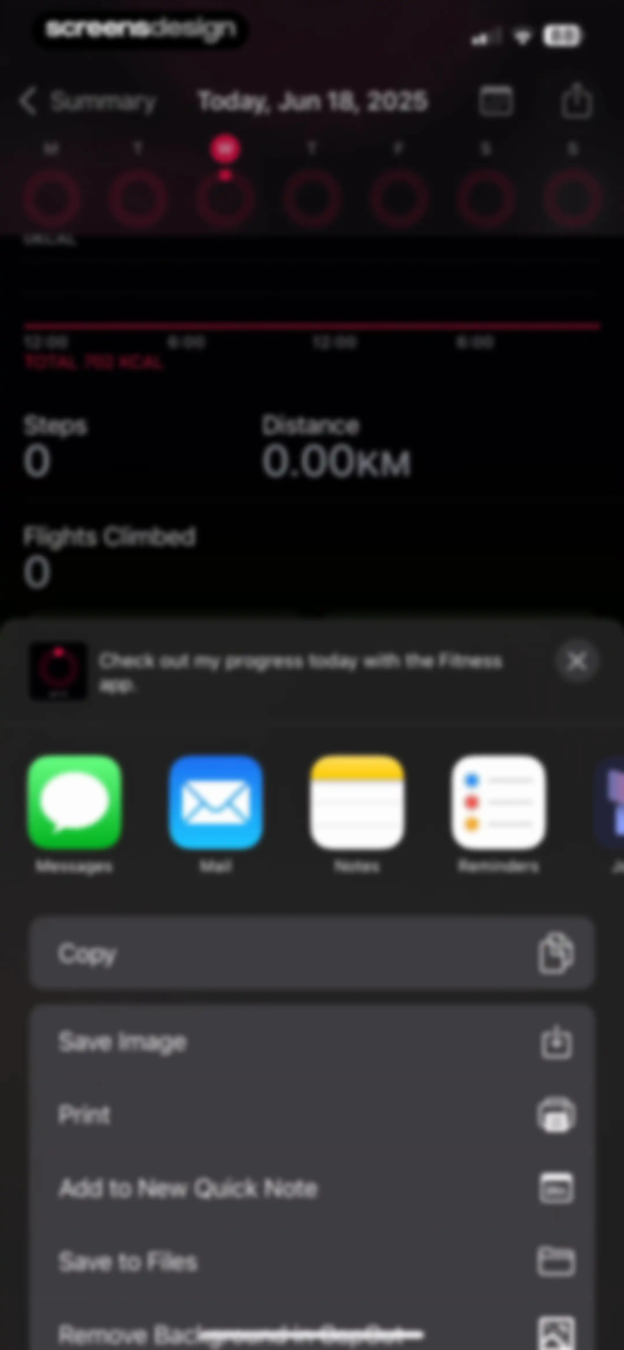 Apple Fitness screen 29