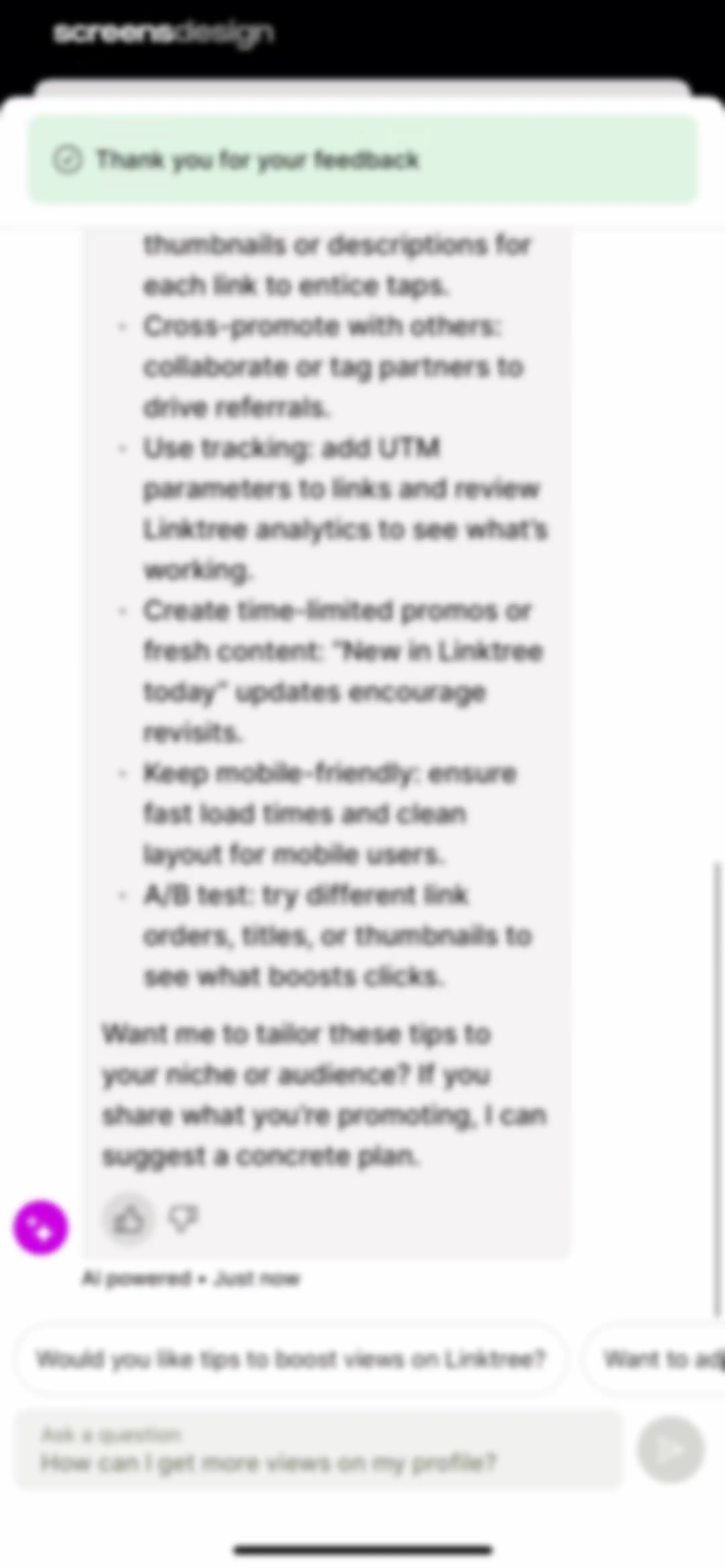 Linktree: Link in Bio Creator screen 47