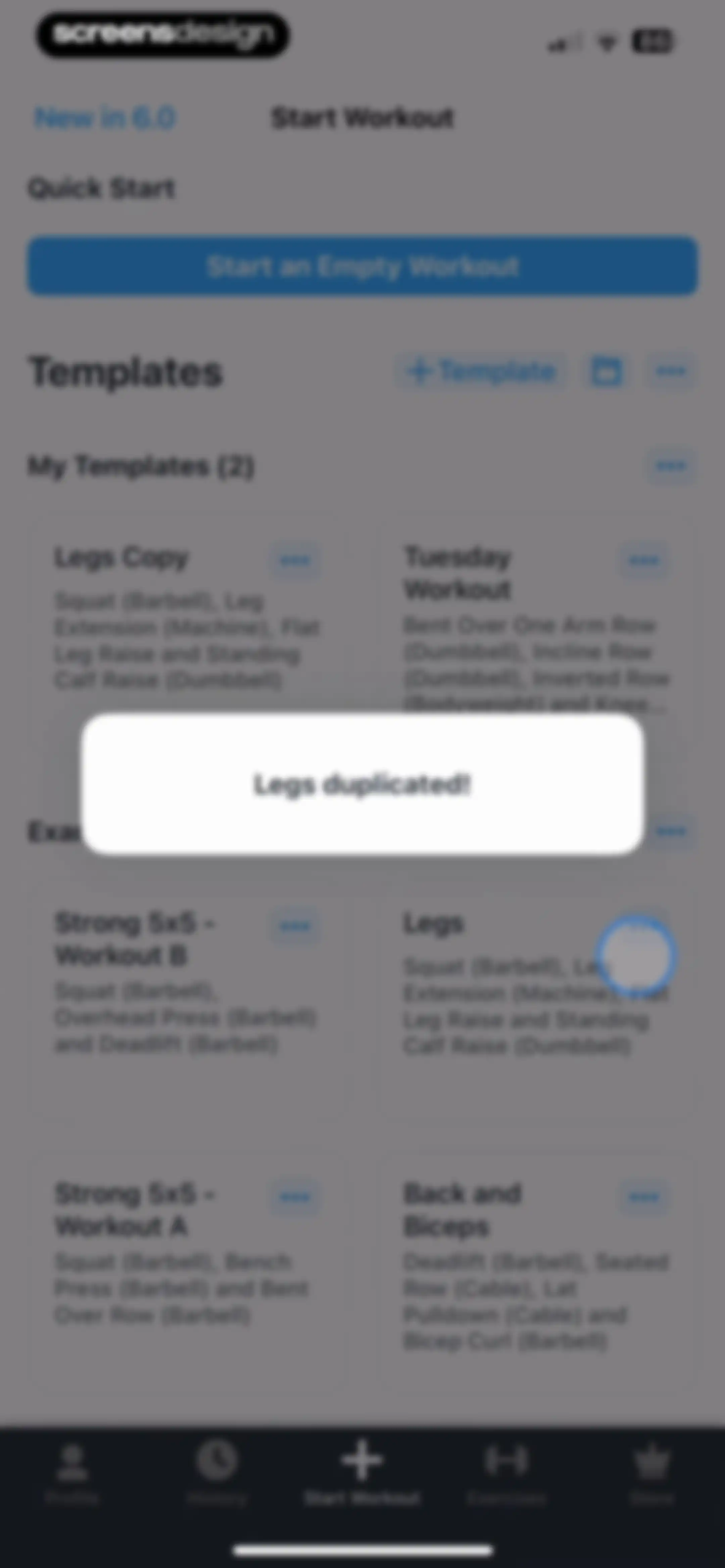Strong Workout Tracker Gym Log screen 76