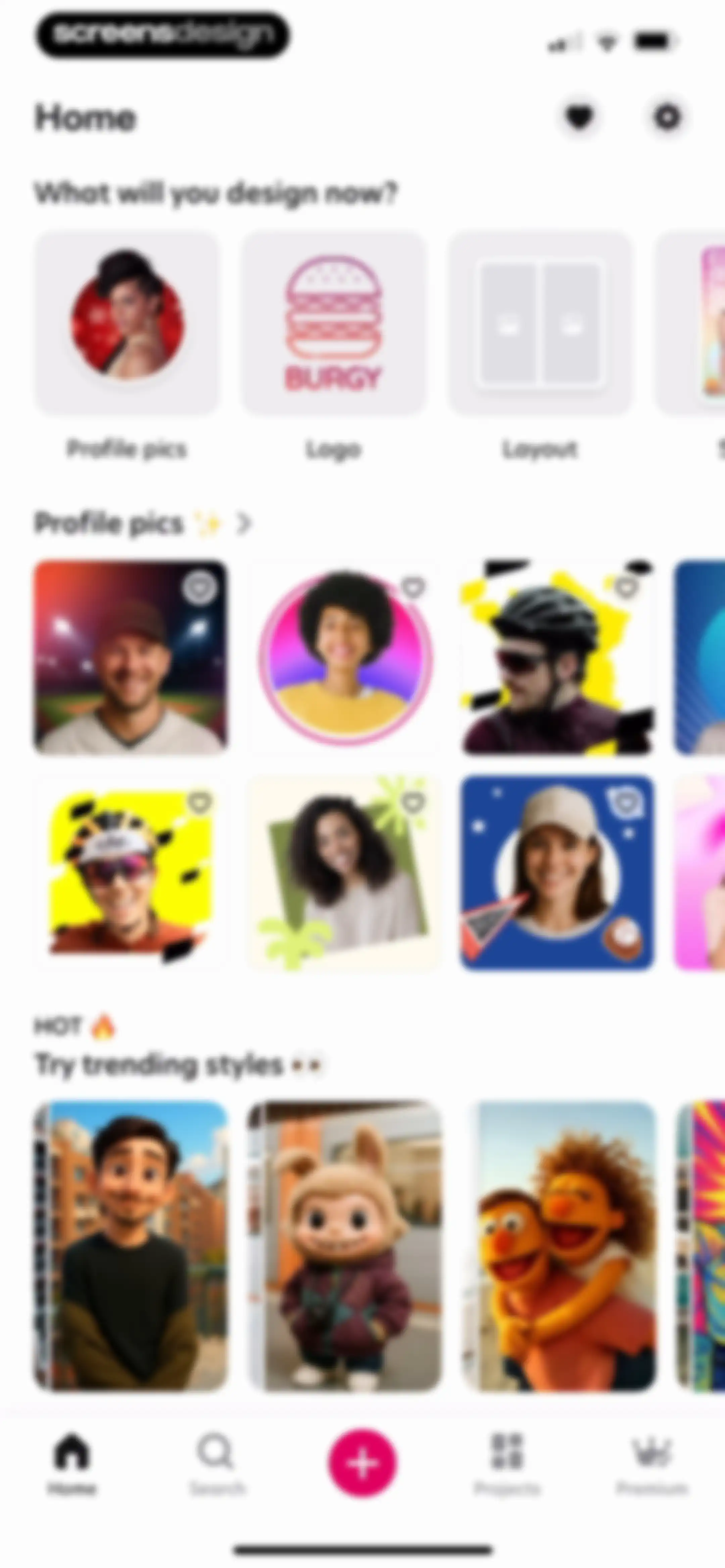 Bazaart AI Photo Editor Design screen 39