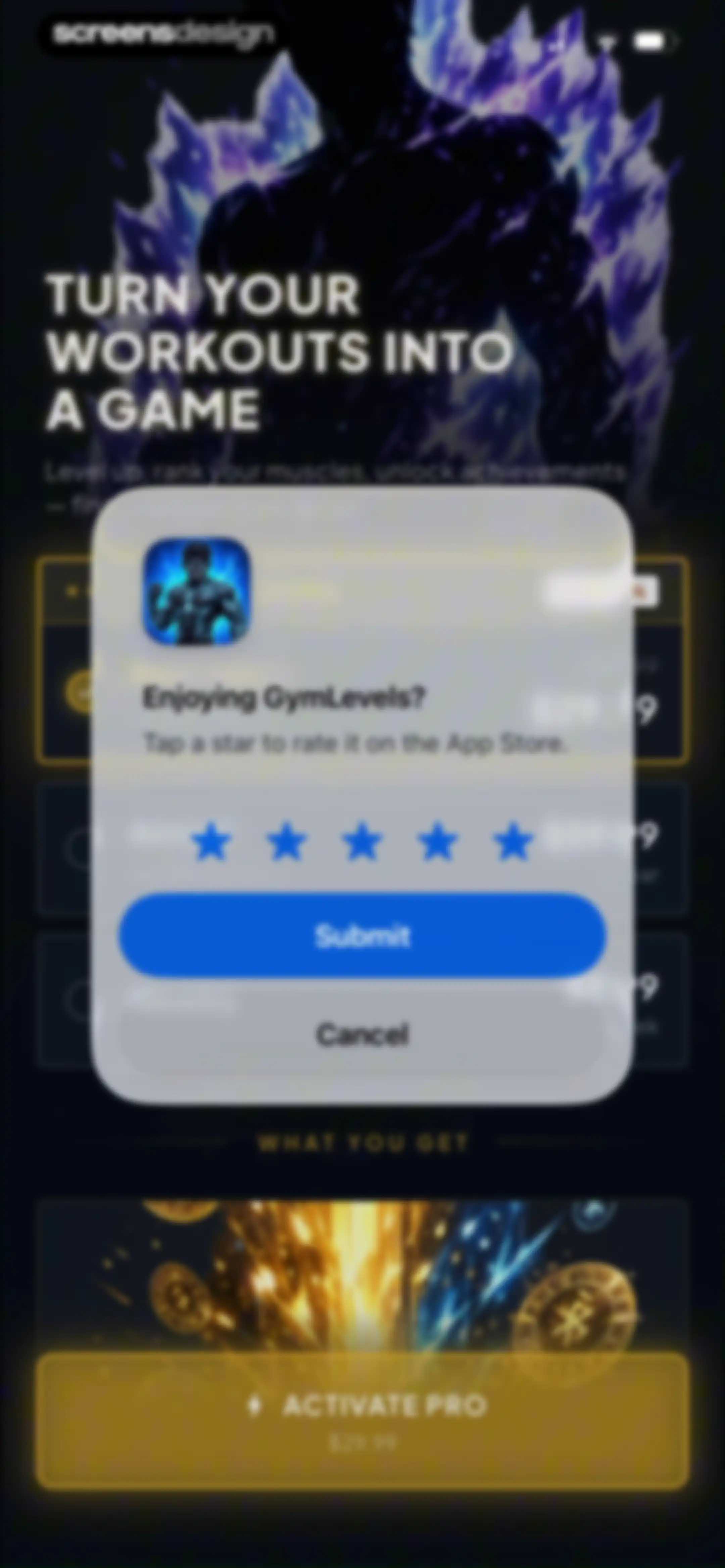 GymLevels: Ranked Gym Workouts screen 53