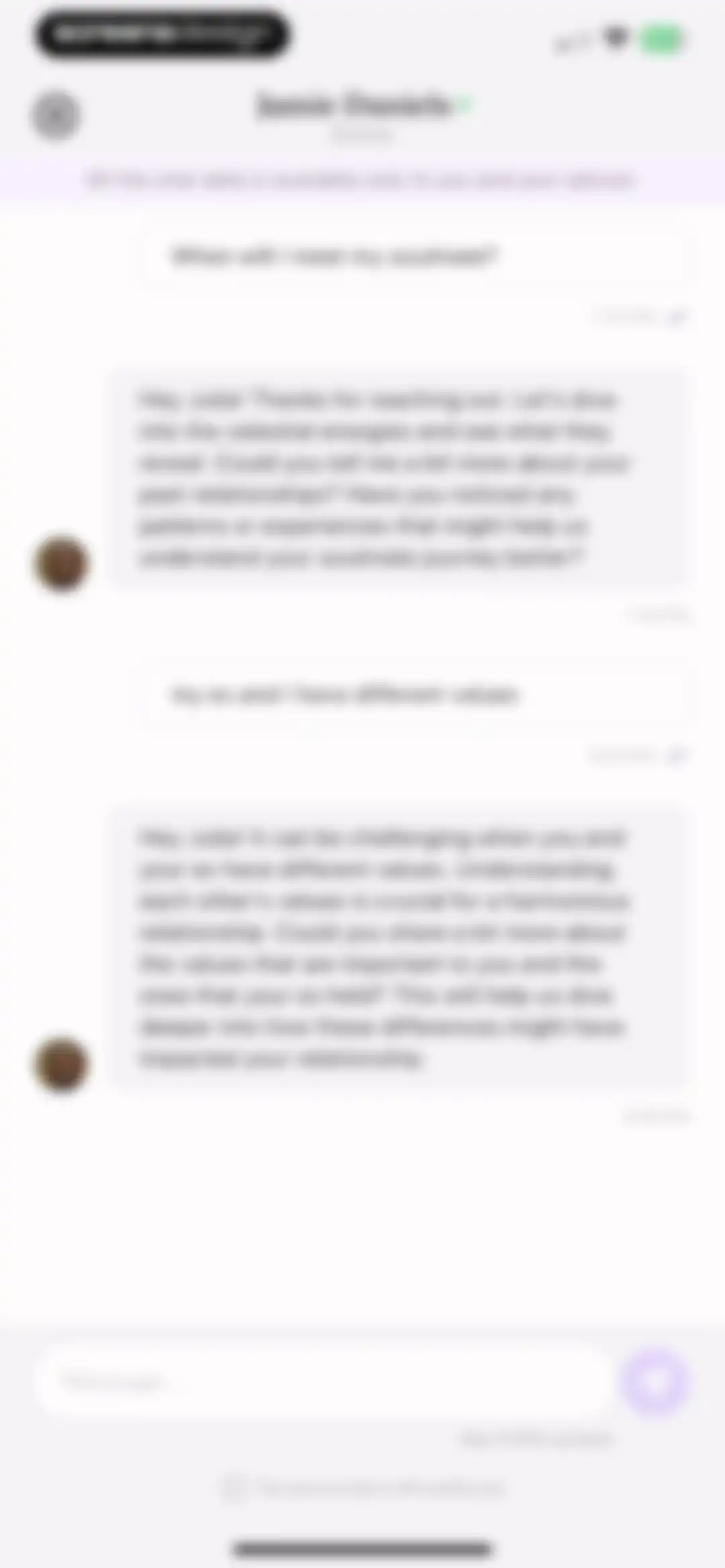 Serene: Talk to Astrologer screen 43