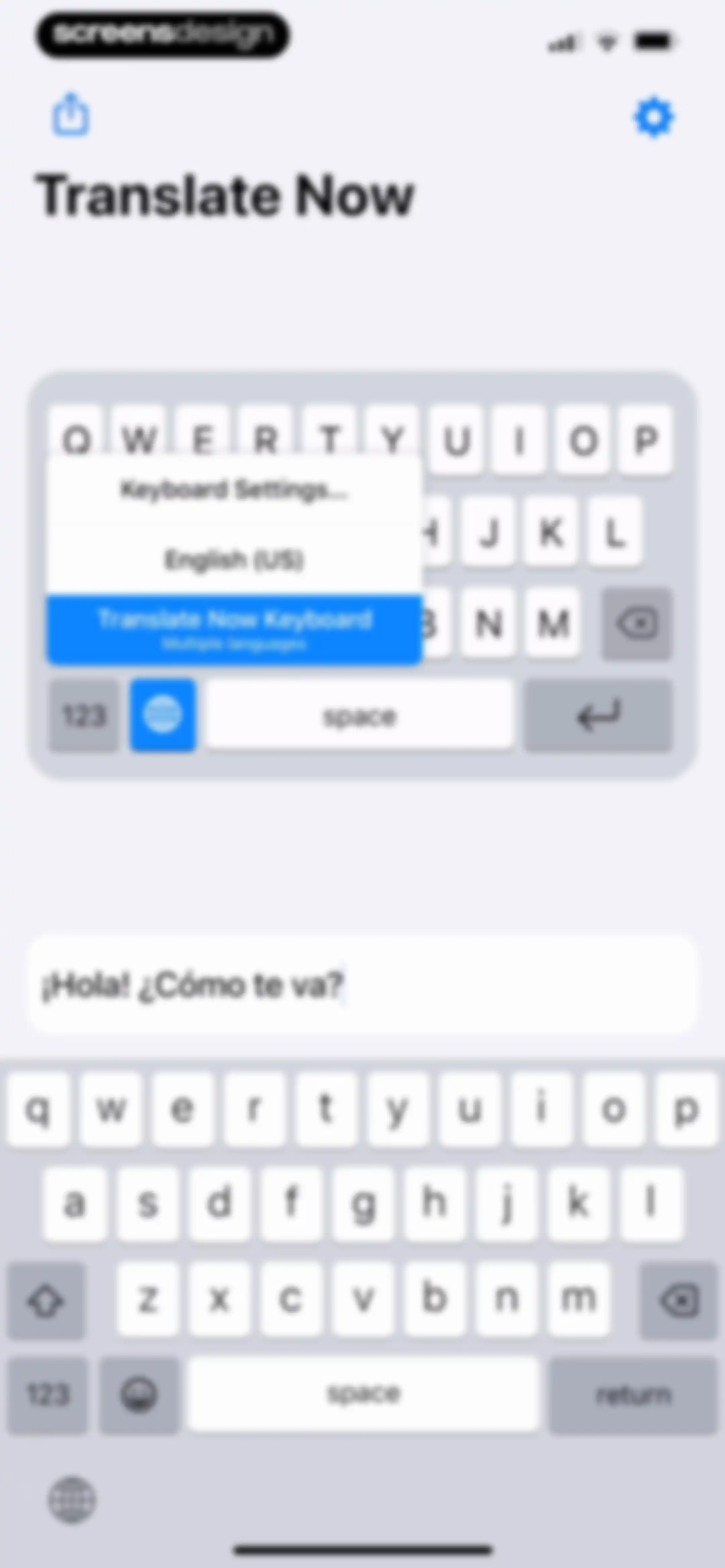 Translator Keyboard - Language screen 33