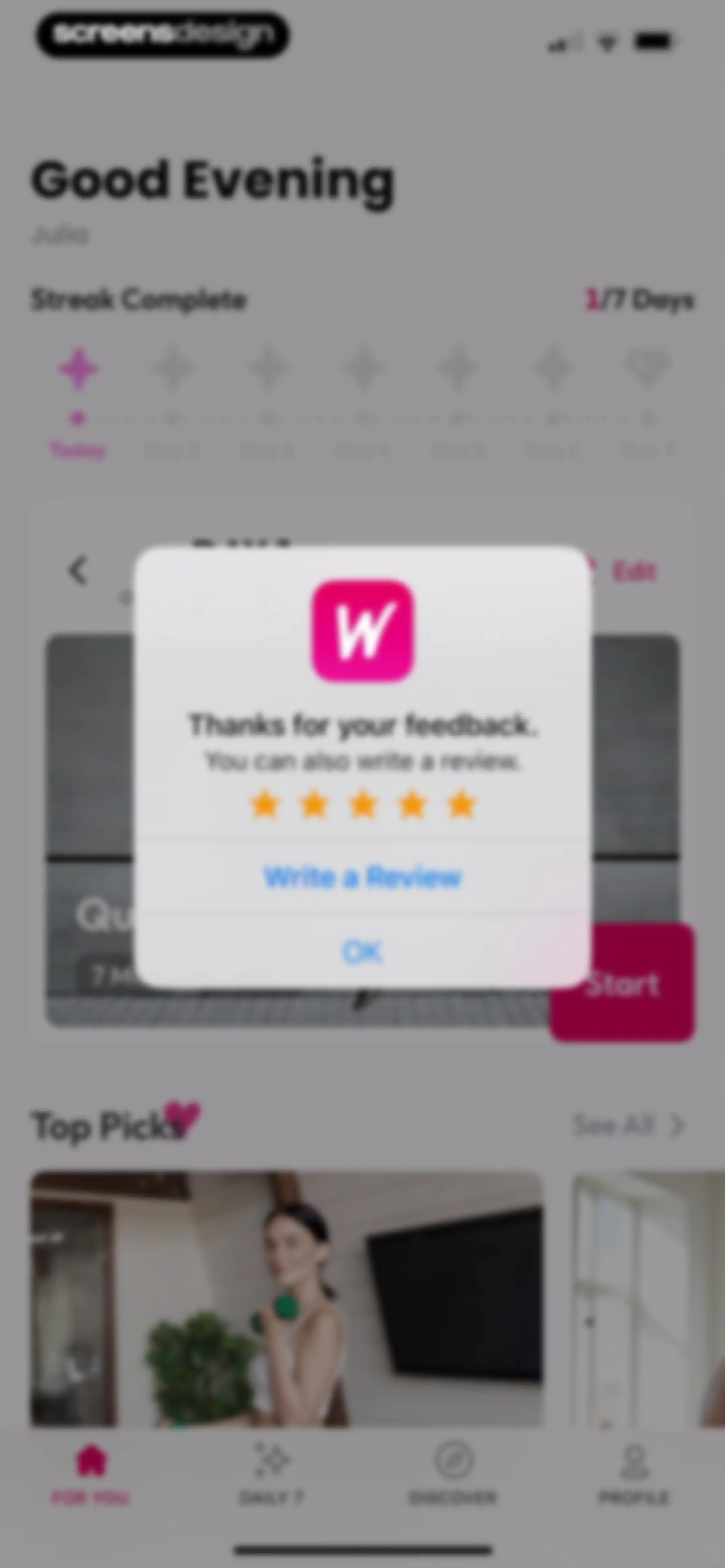 Workout for Women: Home & Gym screen 72