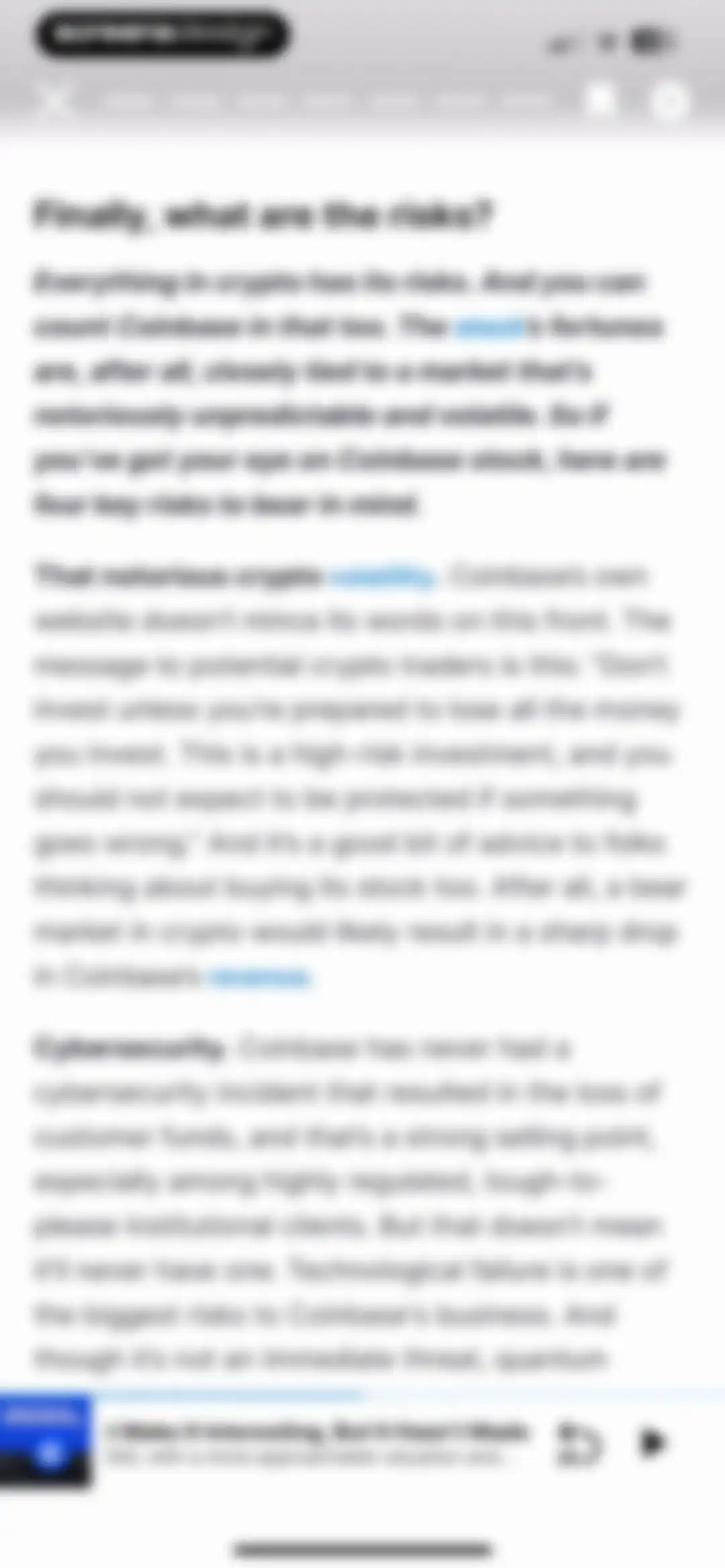 Finimize: Investing Insights screen 36