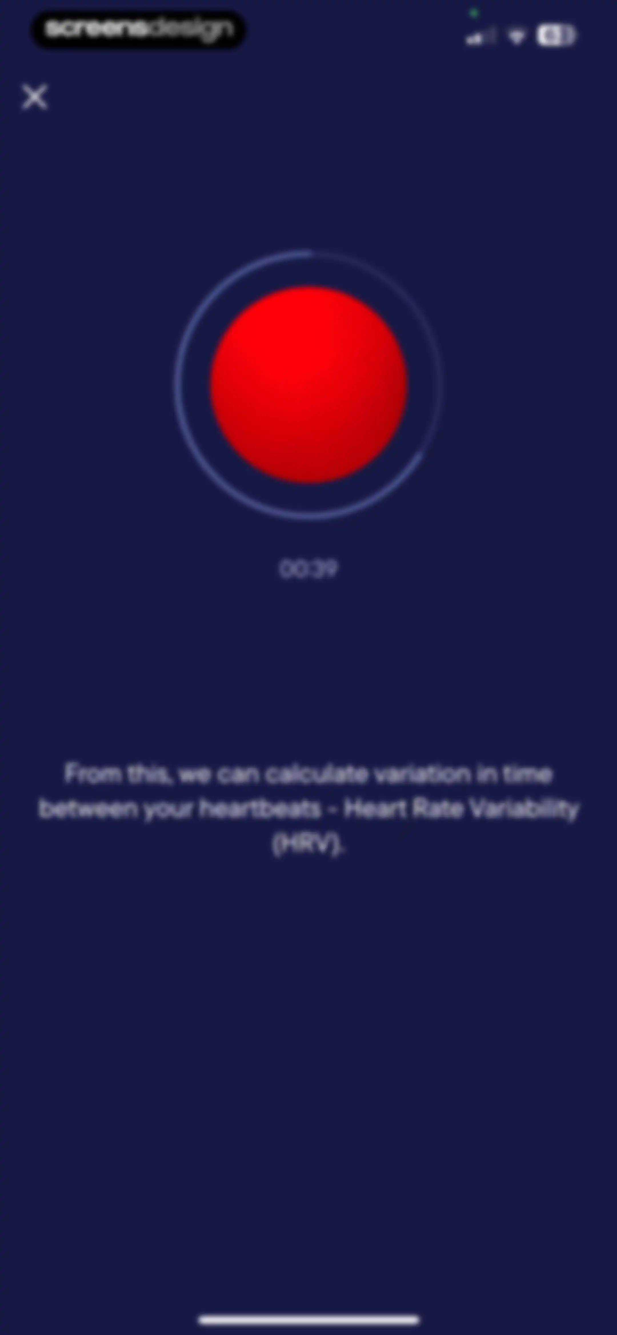 Visible: Pacing for illness screen 38