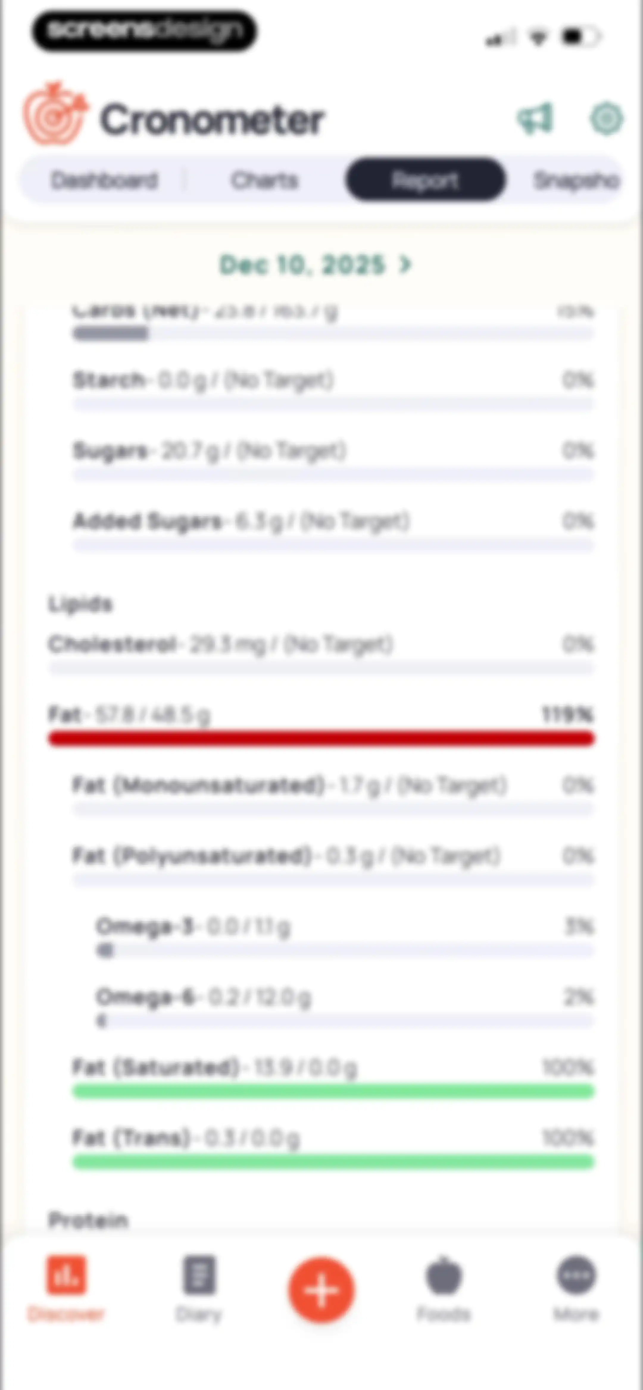Cronometer: Calorie Counter screen 87