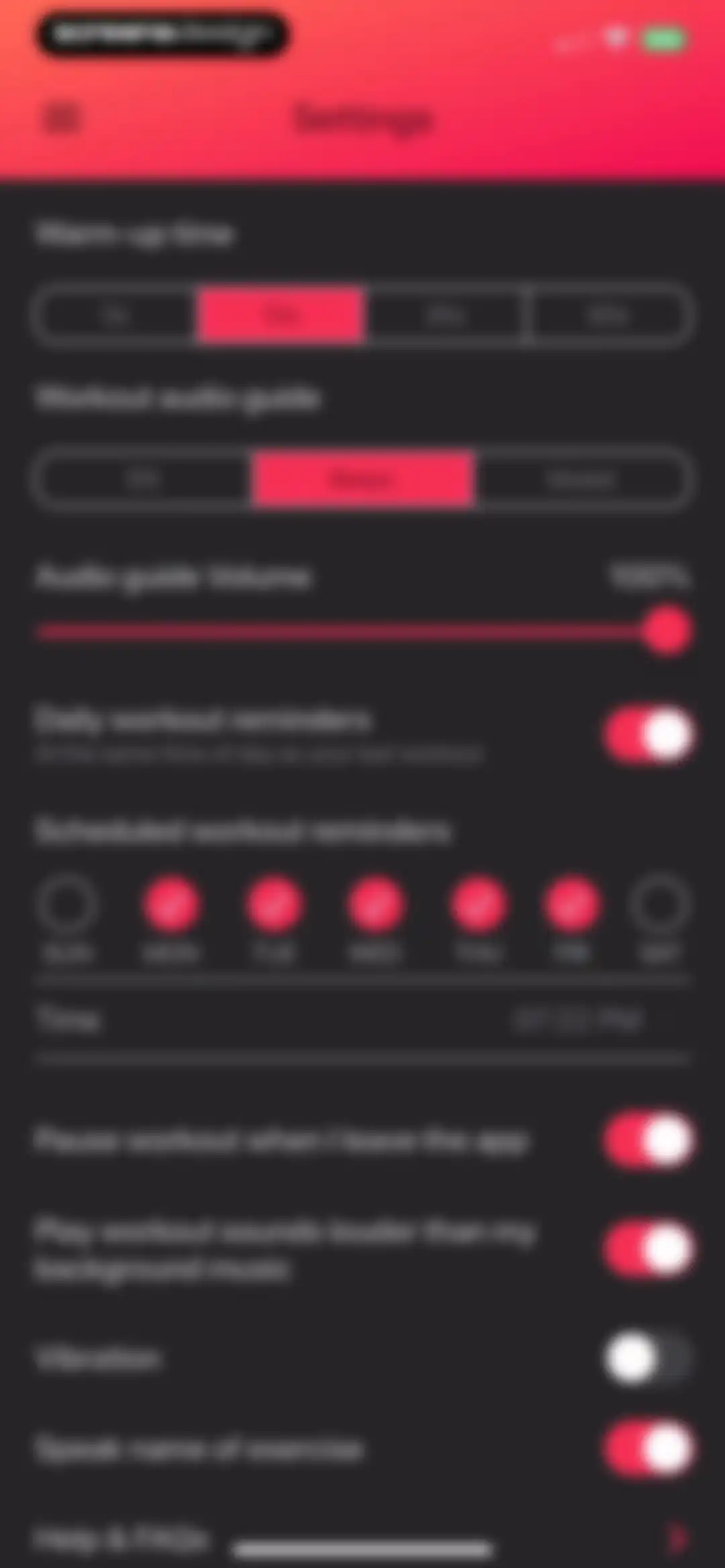 Interval Timer □ HIIT Timer screen 36