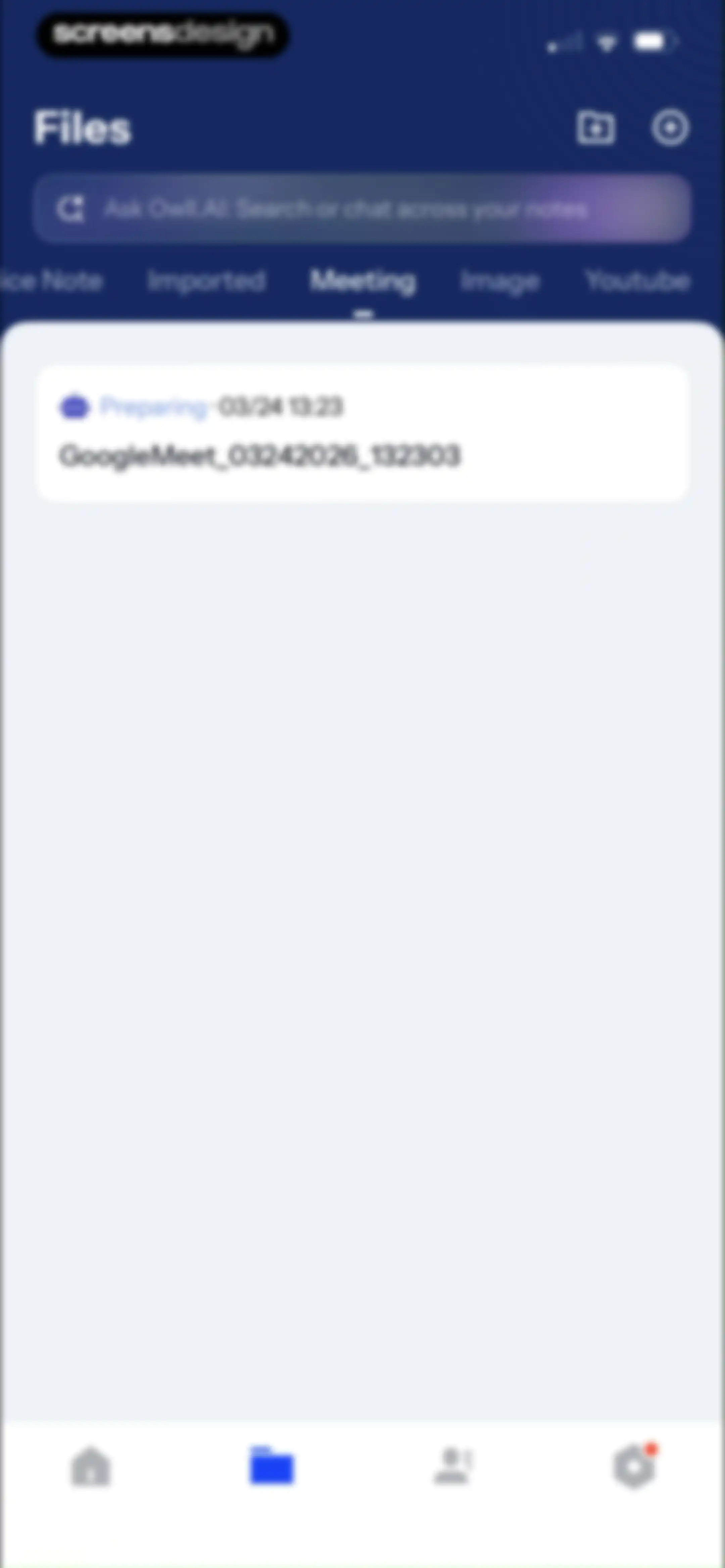 Owll:AI Note Taker & Assistant screen 86