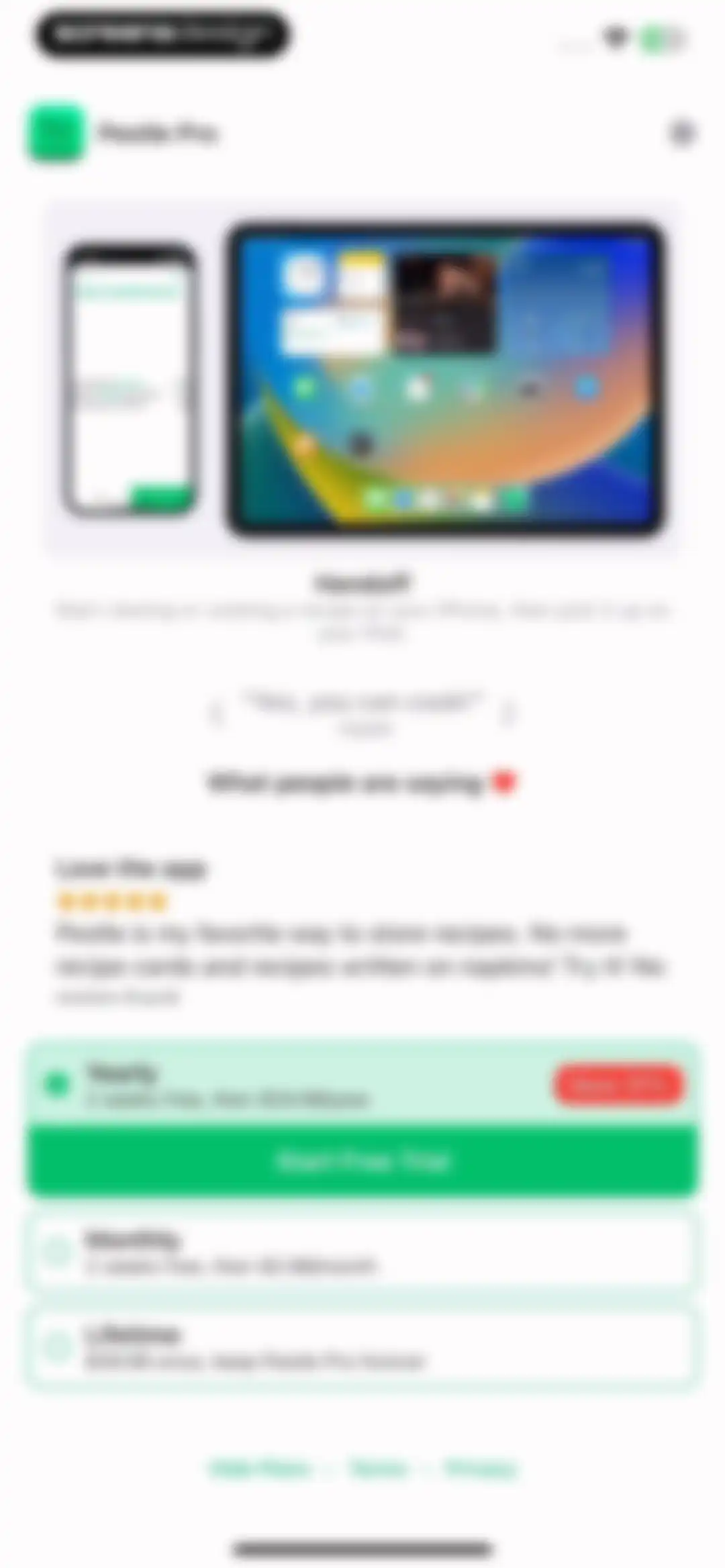 Pestle: Recipe Manager screen 6