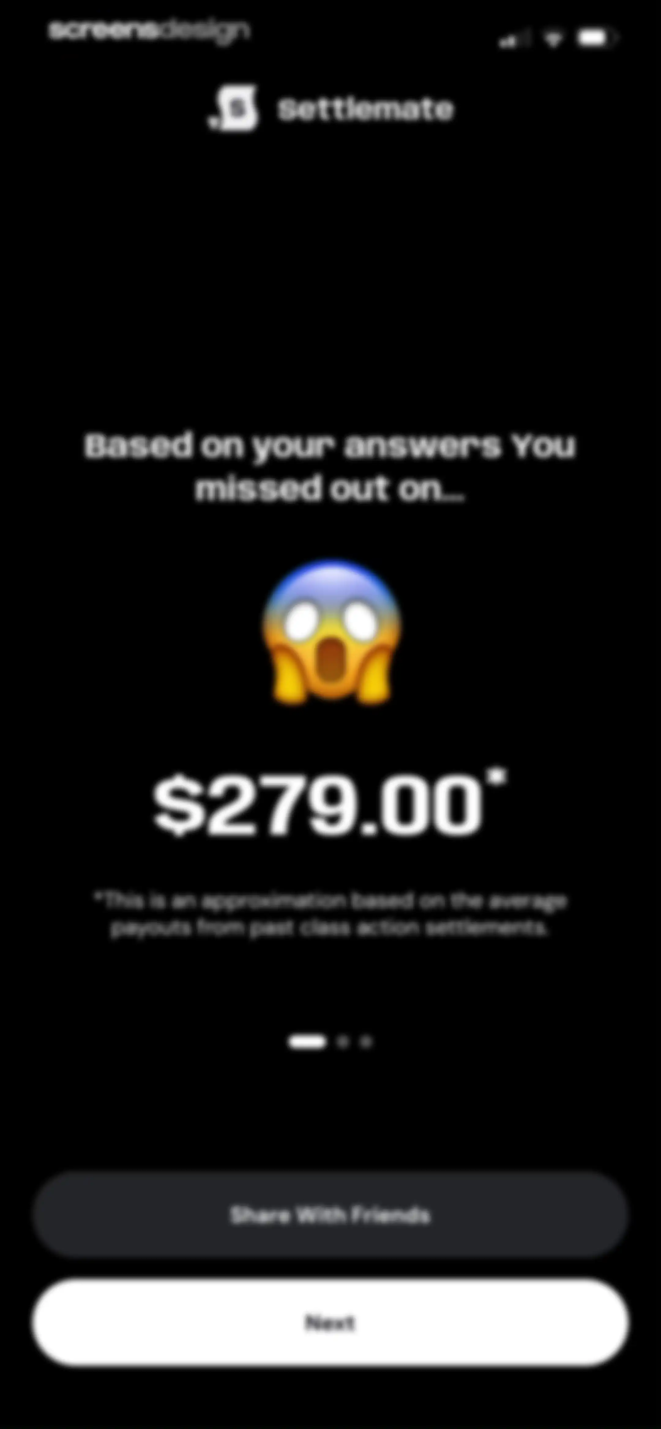Settlemate: Claim Savings screen 28