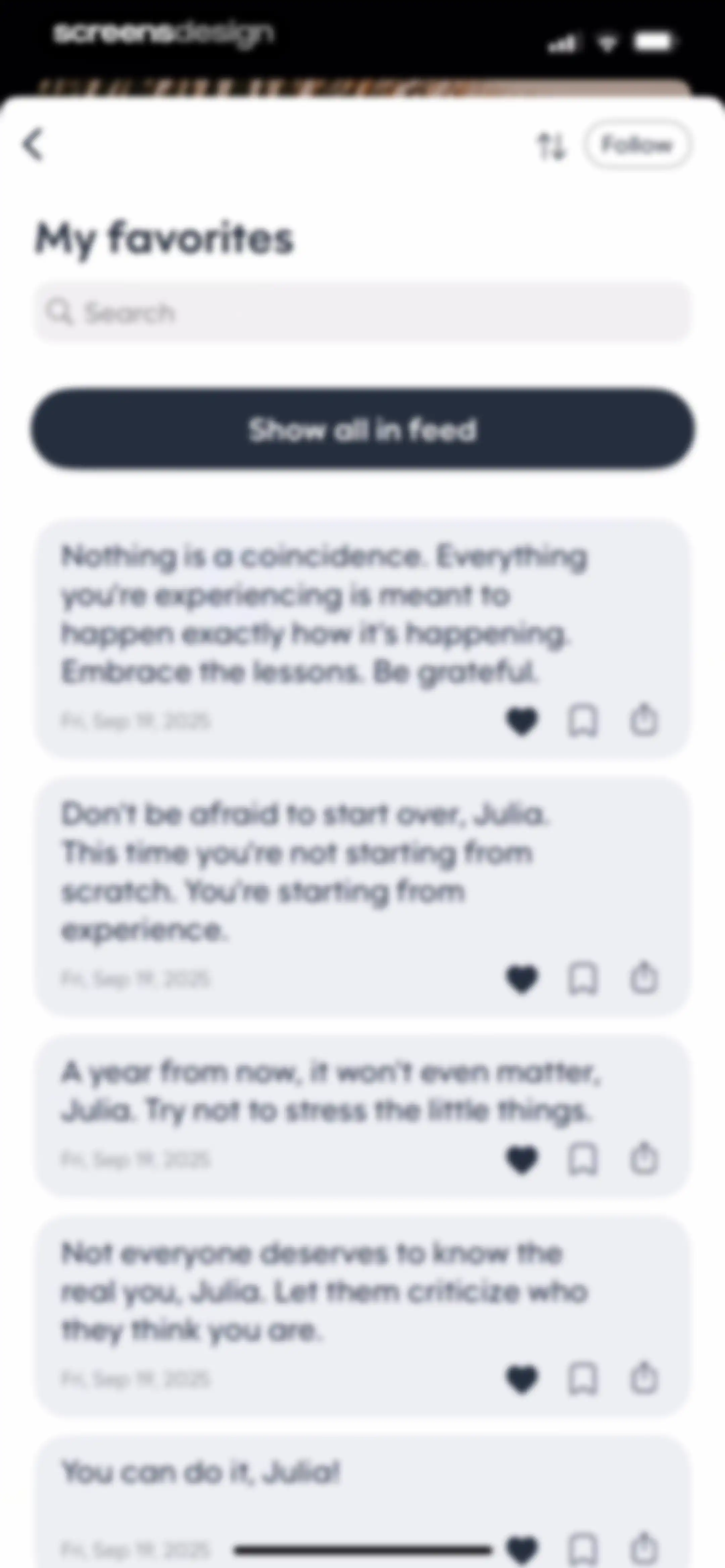 Motivation - Daily quotes screen 104