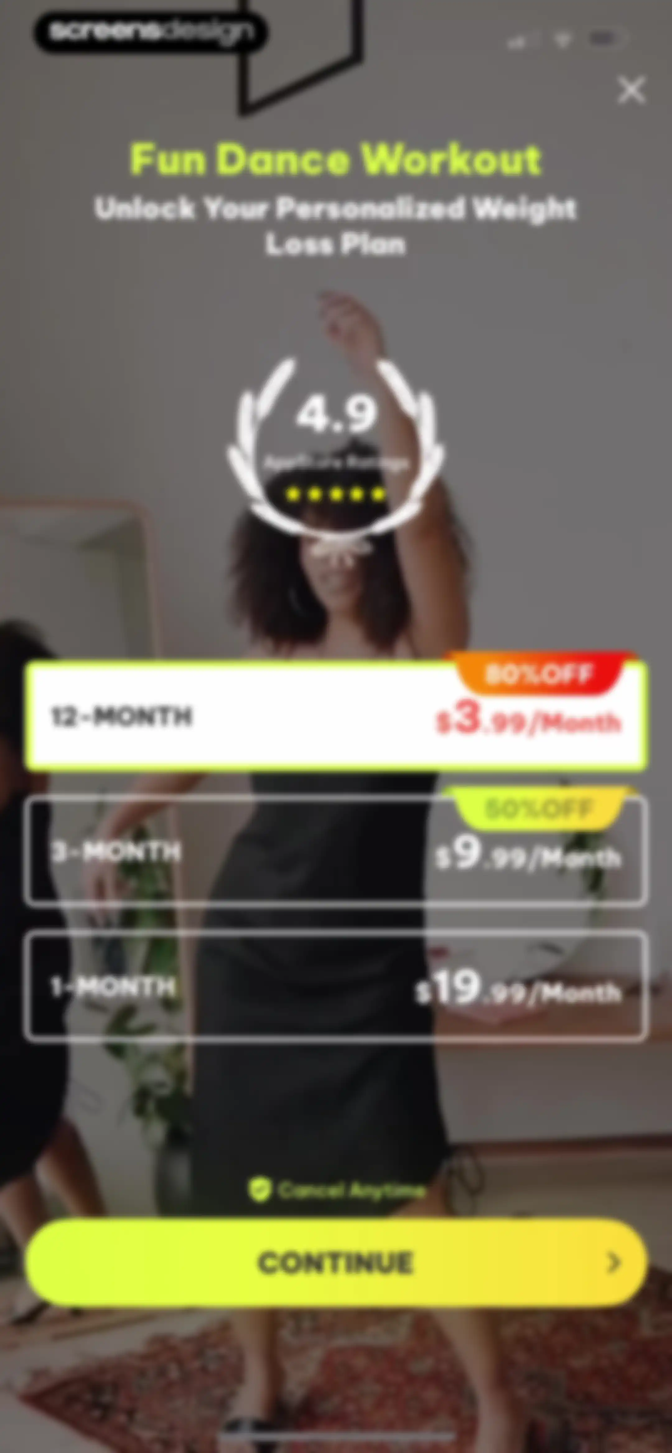 Dancefitme: Fun weight loss screen 40