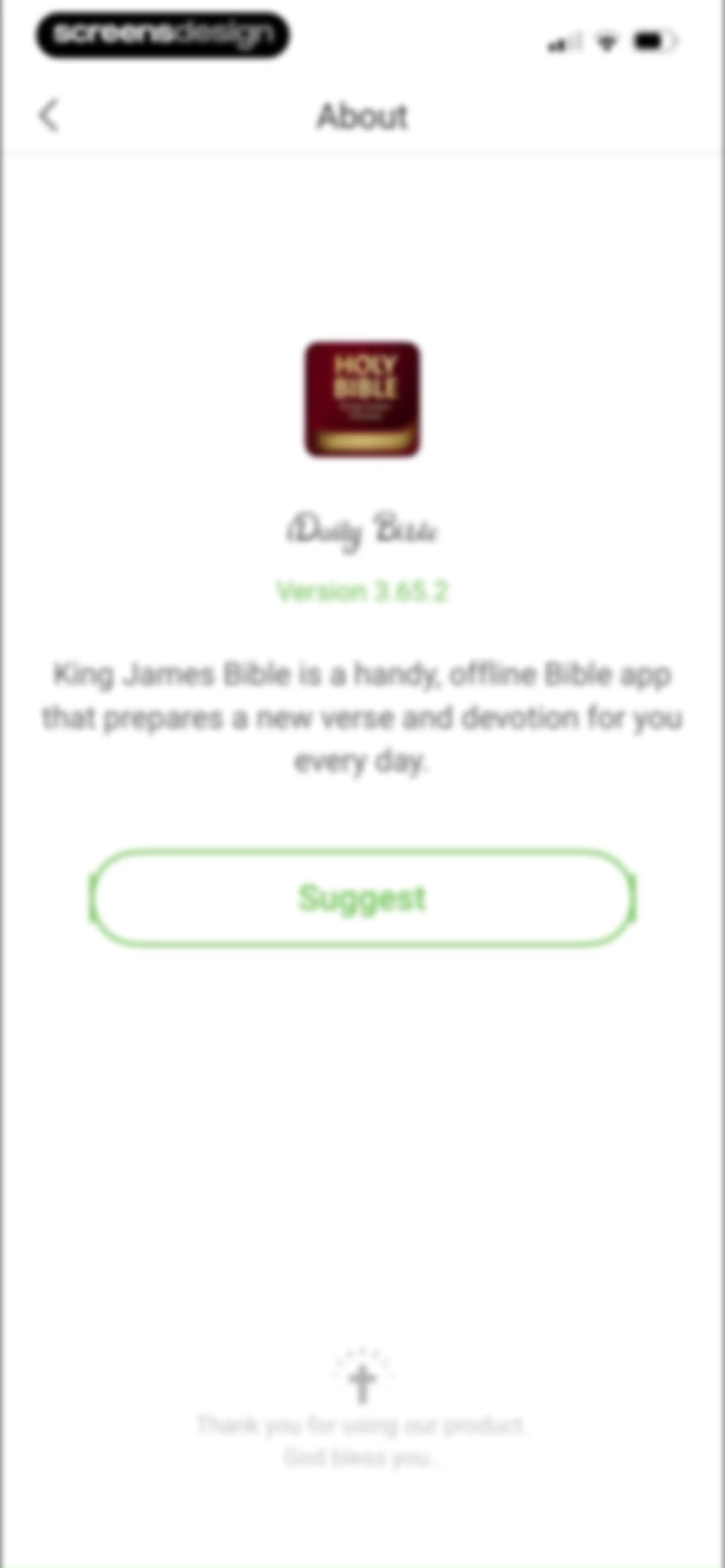 Bible - Daily Bible Verse KJV screen 98