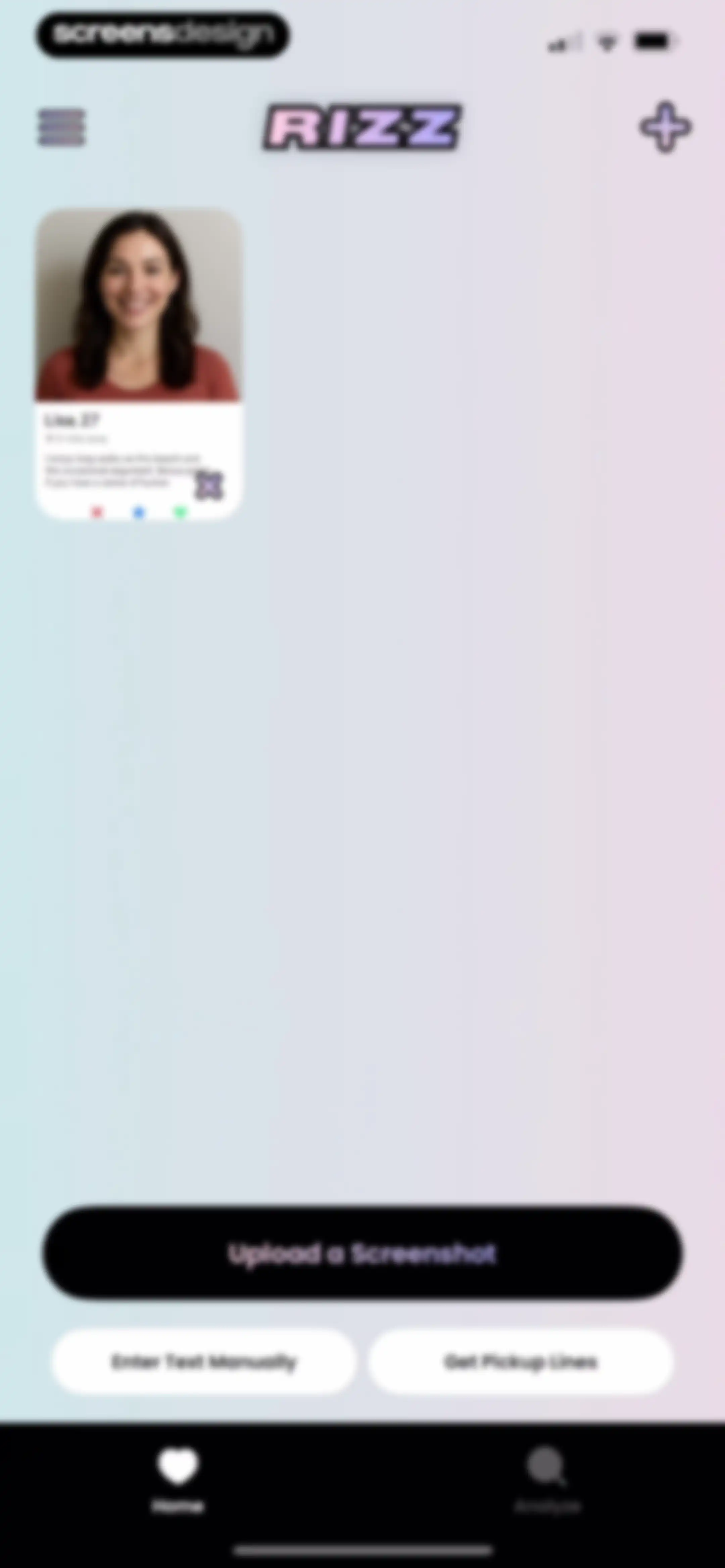 RIZZ screen 35