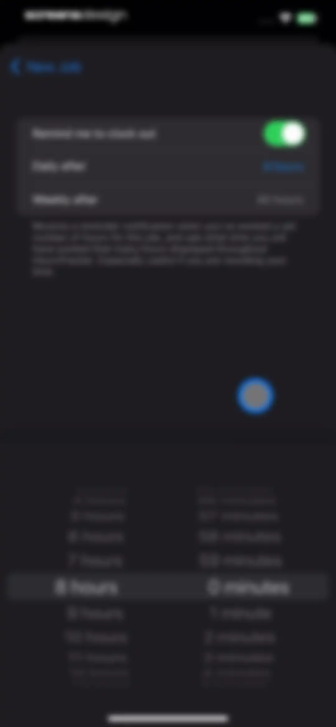 Hours Tracker: Time Tracking screen 23